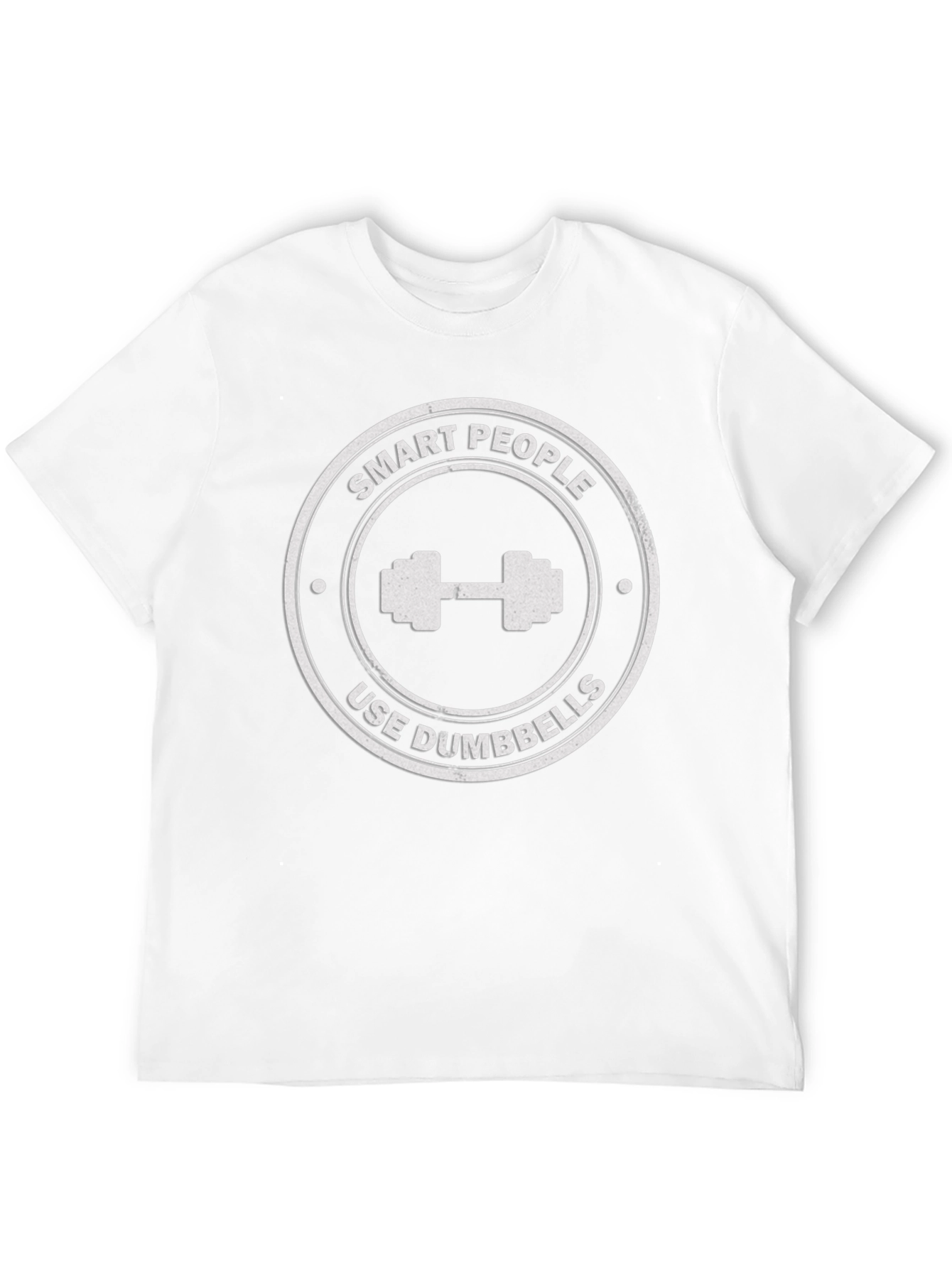 Black Smart People Use Dumbbells Graphic T-Shirt view 12