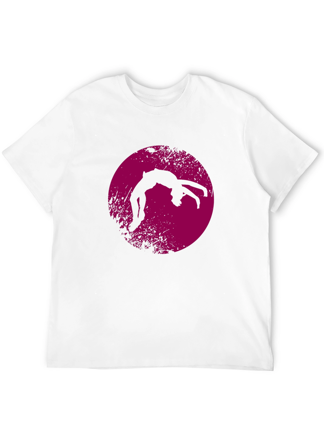Gymnast Silhouette Tee -  Unique Graphic Print - 12