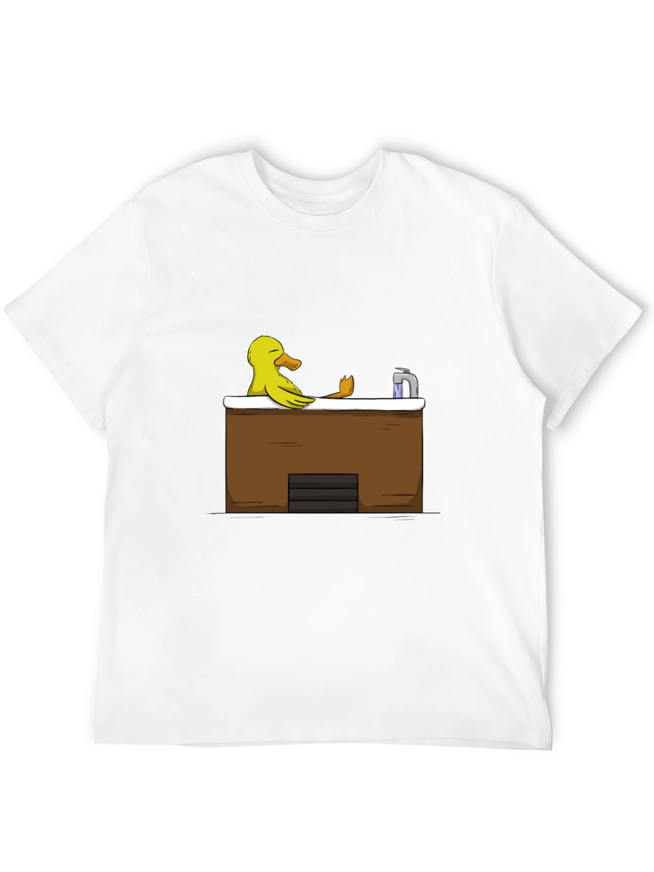 Black Duck in Tub Black T-Shirt view 12