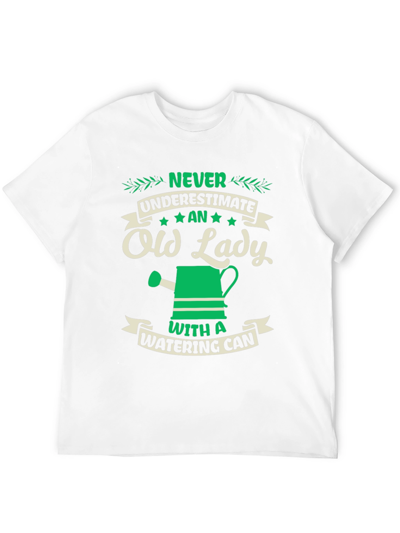 Black Never Underestimate Old Lady T-Shirt view 12