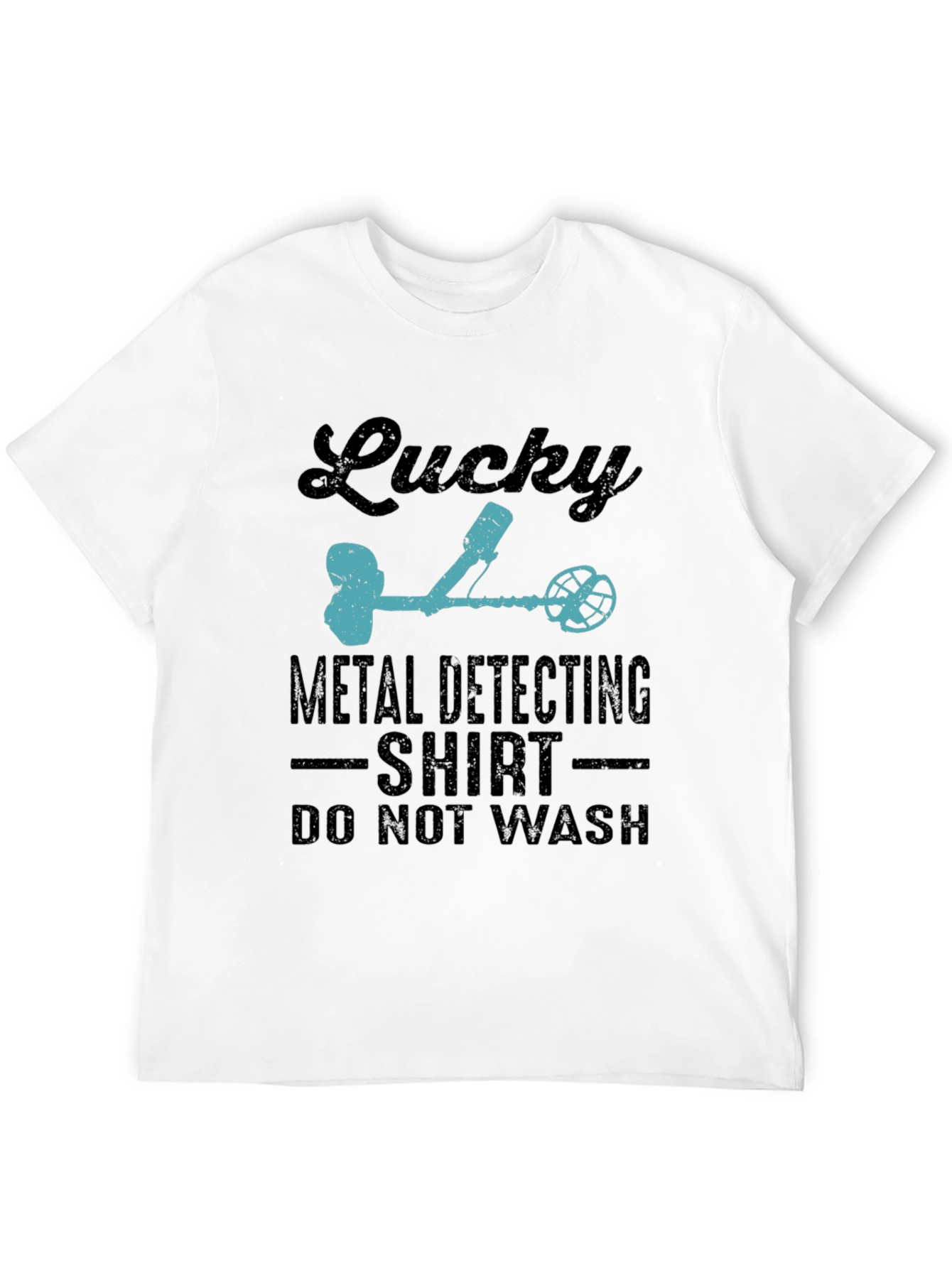 Lucky Metal Detecting Shirt - Novelty Detectorist Tee - 12