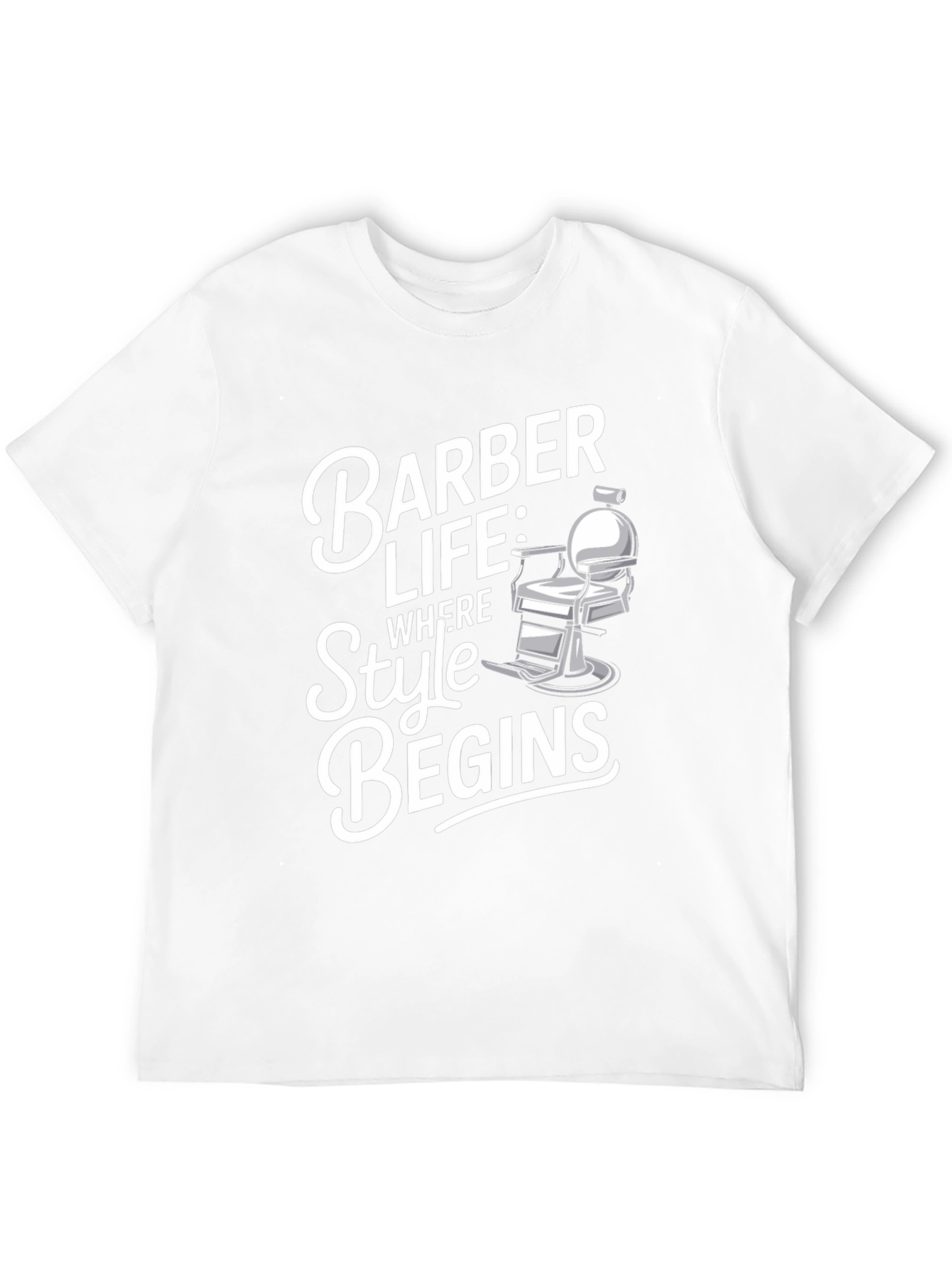 Black Barber Life T-Shirt - Style Begins view 12