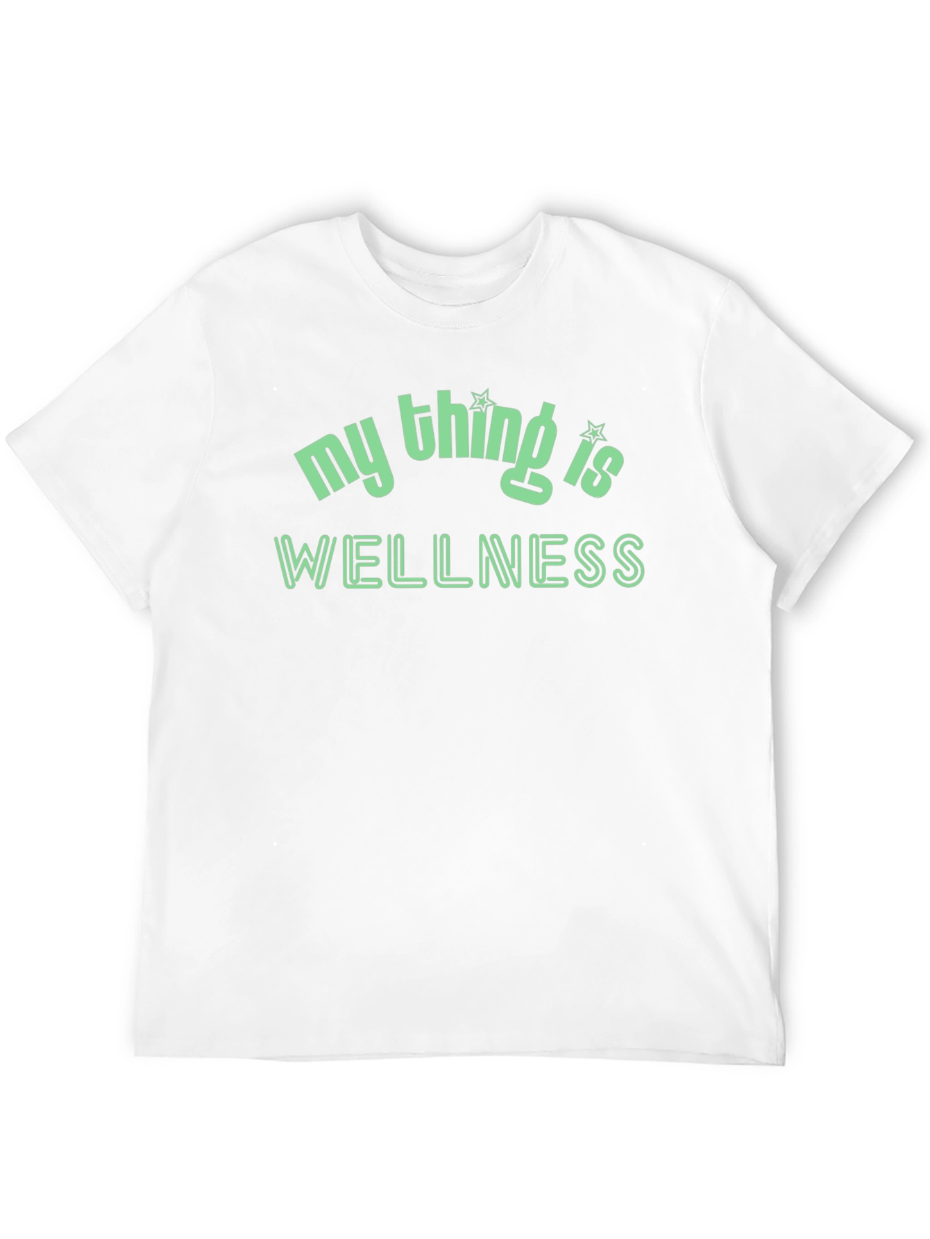Black My Thing Is Wellness T-Shirt view 12