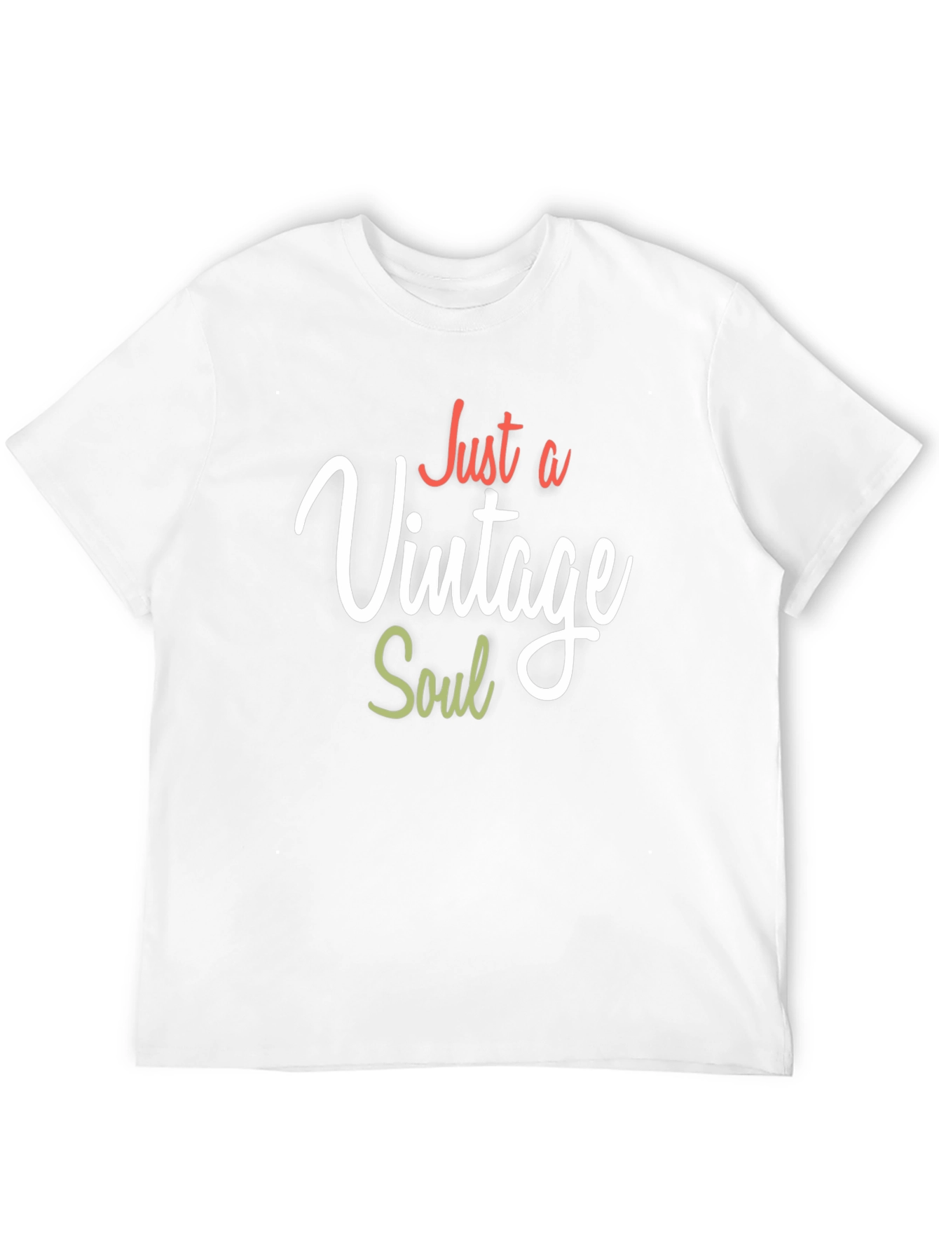 Black Just A Vintage Soul Graphic T-Shirt view 12