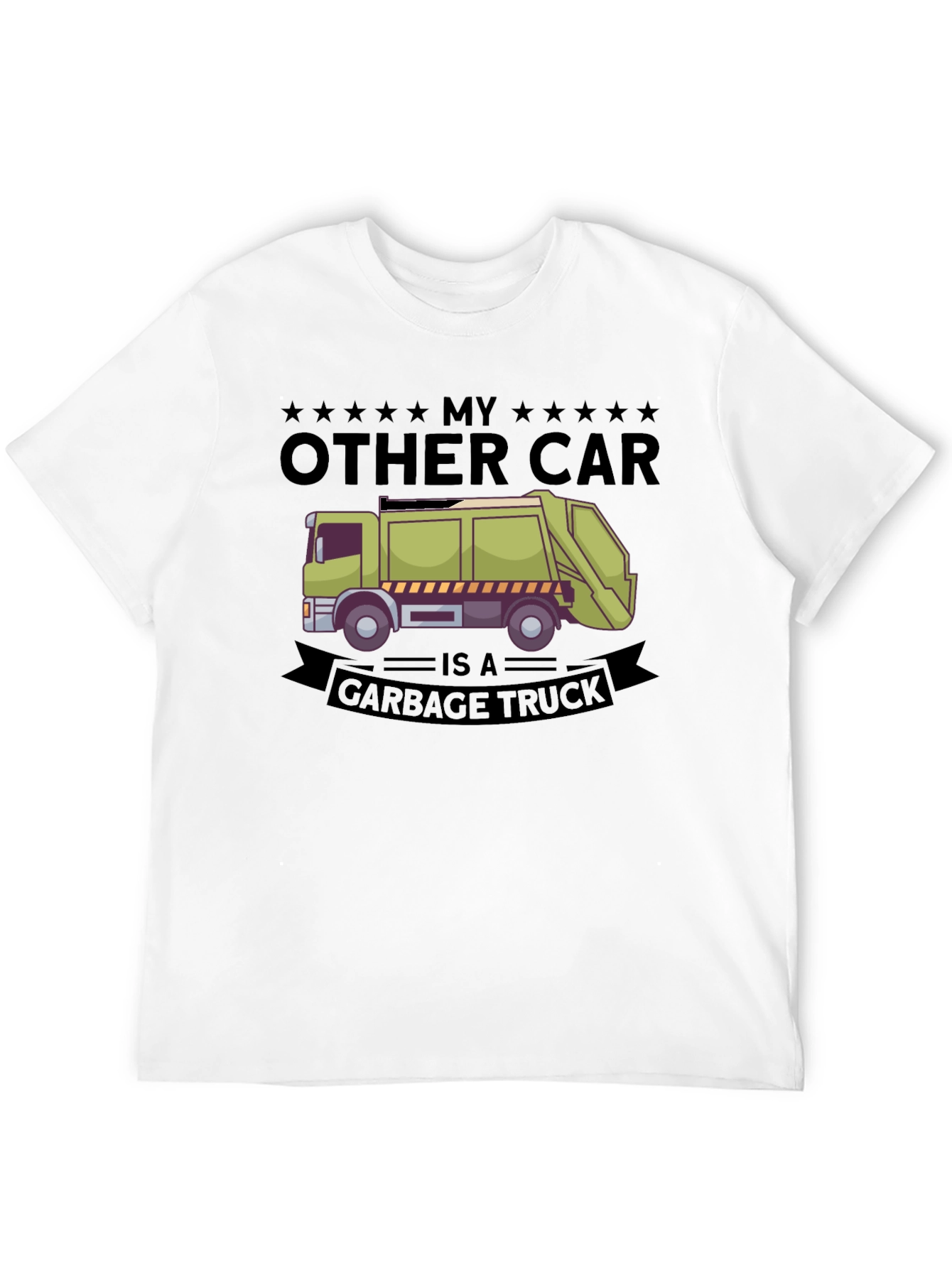 Black My Other Car Is A Garbage Truck T-Shirt view 12