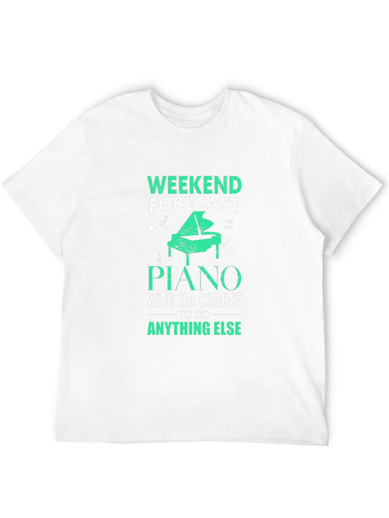 Black Weekend Forecast Piano T-Shirt - Music Lover Gift view 12