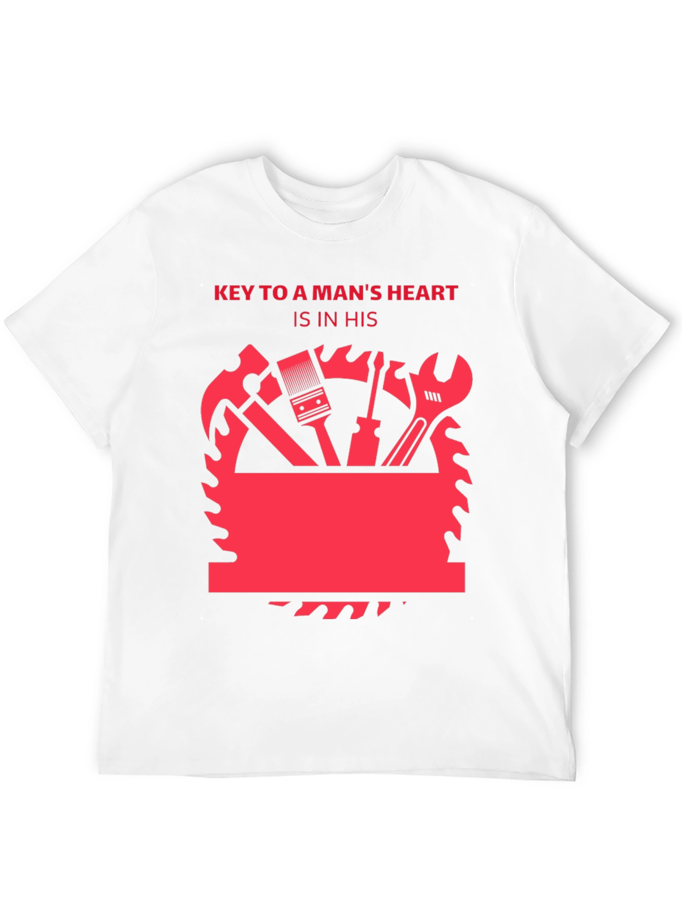 Black Key to a Man's Heart Graphic T-Shirt view 12