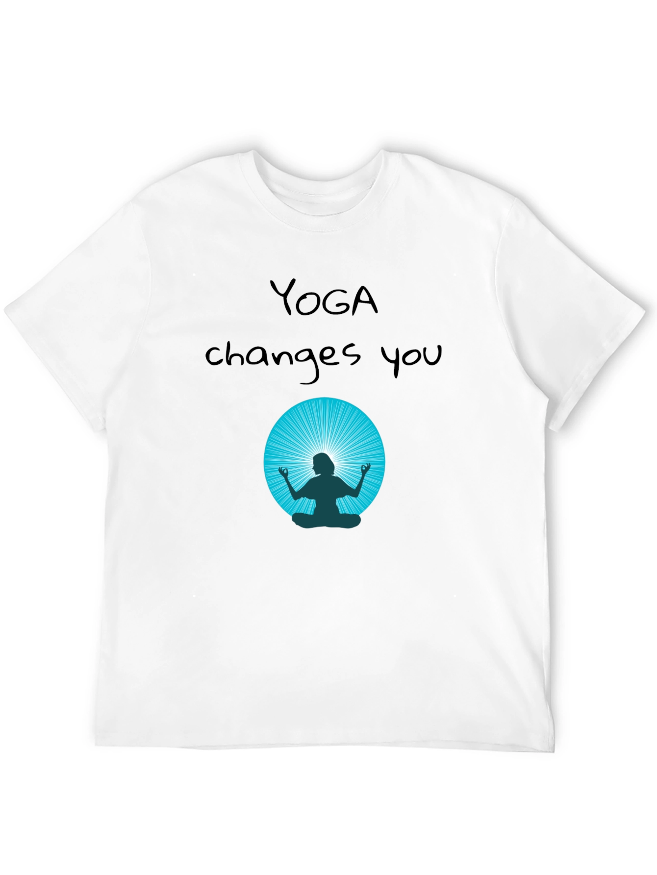 Black Yoga Changes You Graphic T-Shirt view 12