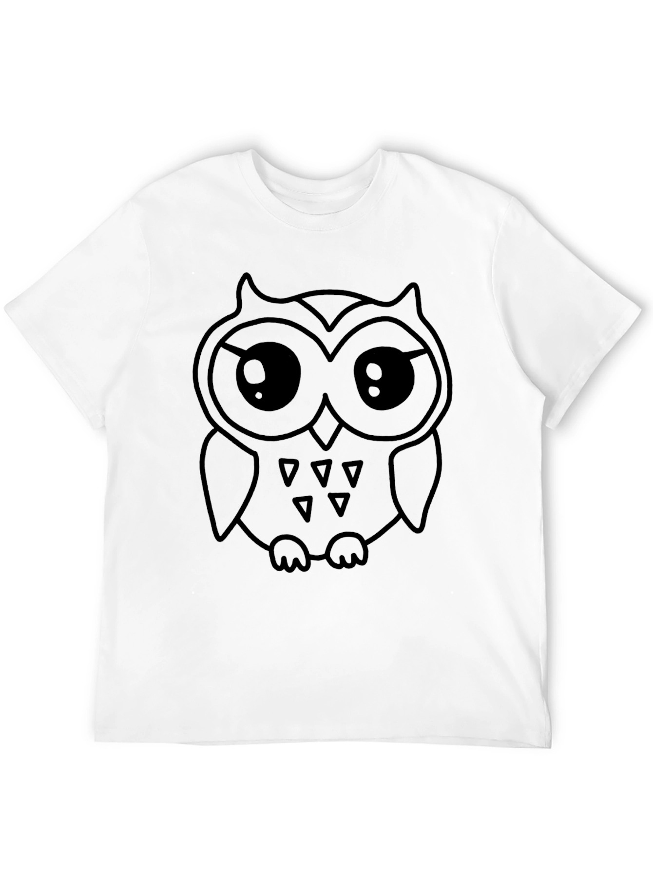 Black Black Owl Graphic Tee - Casual Style view 12