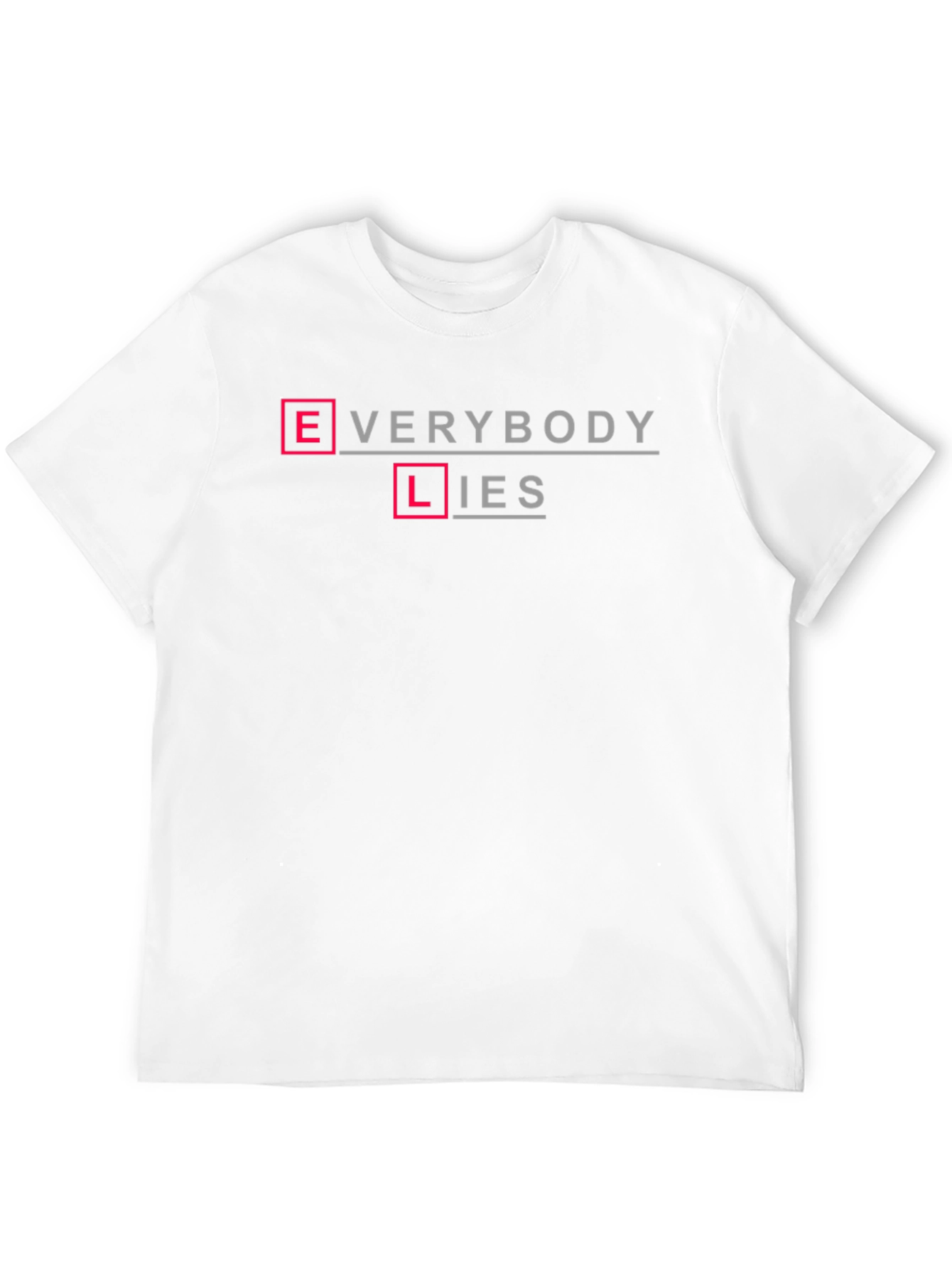 Black Everybody Lies Graphic Tee view 12