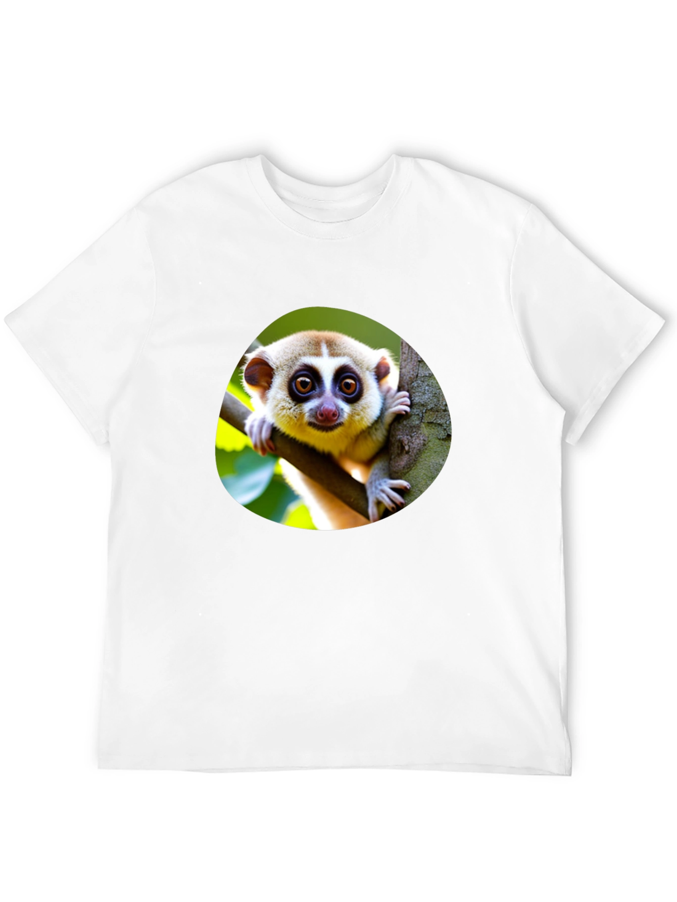 Black Cute Loris T-Shirt - Unique Animal Design view 12