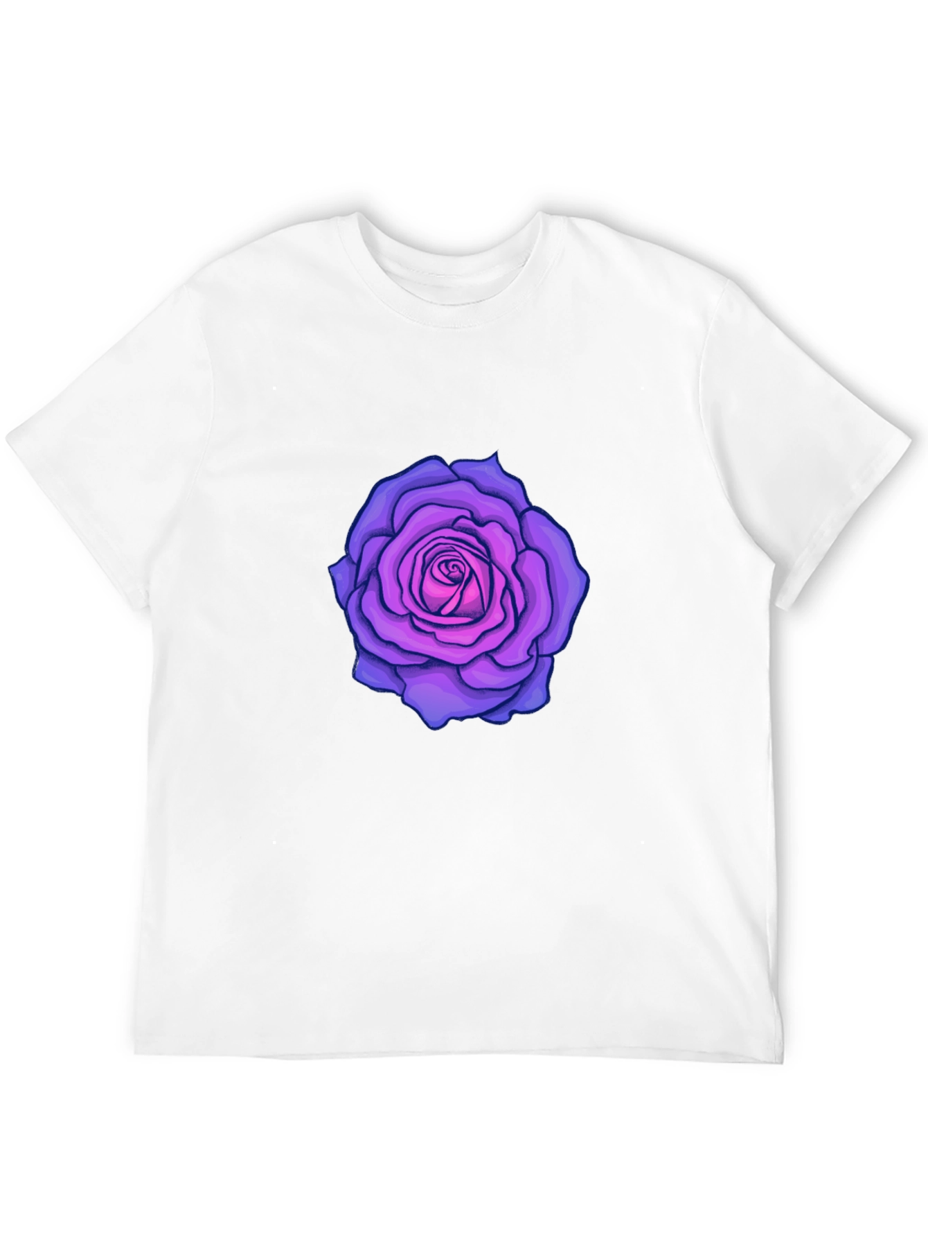 Black Rose Graphic Black T-Shirt view 12