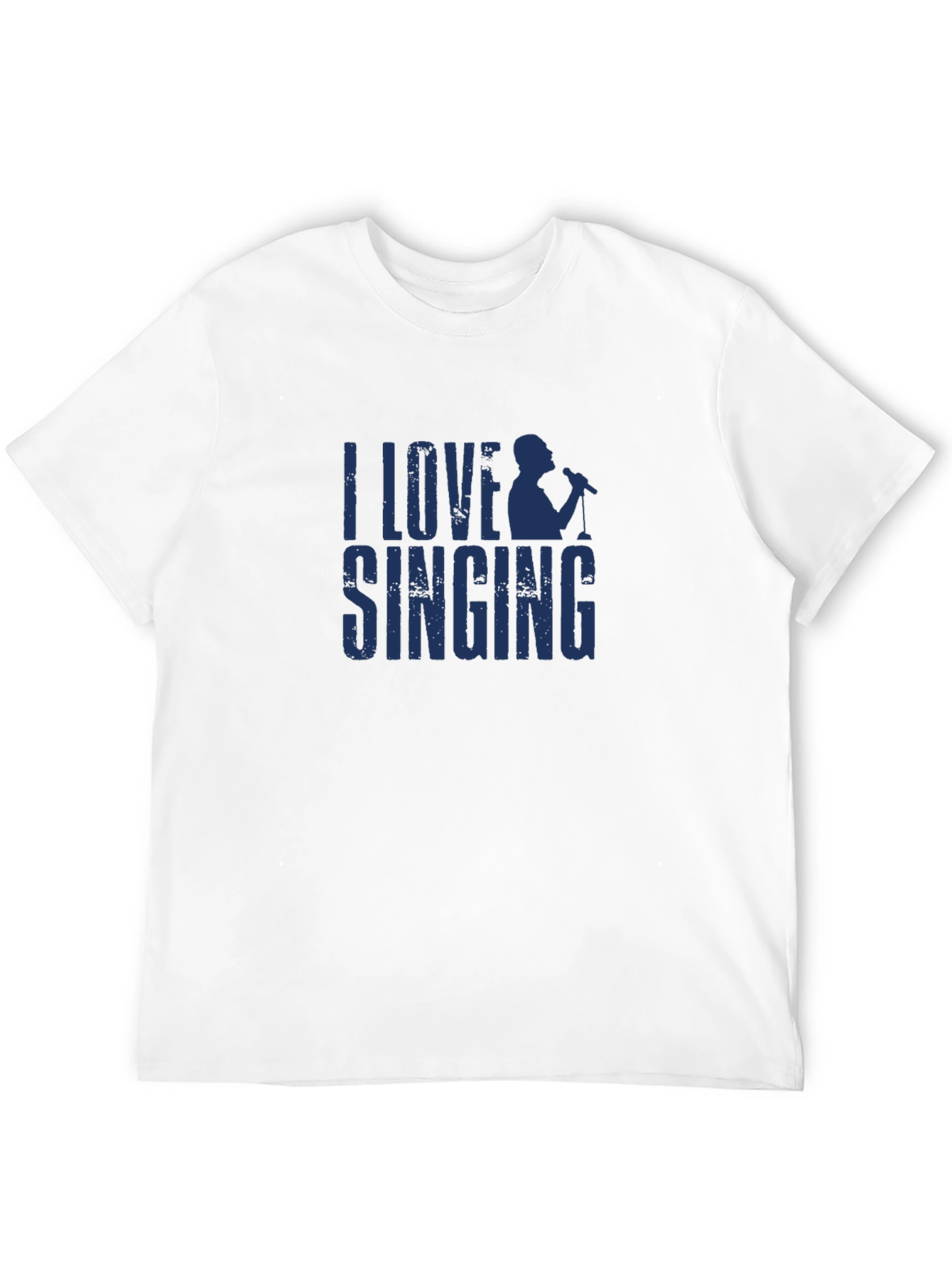 Black I Love Singing Graphic T-Shirt view 12
