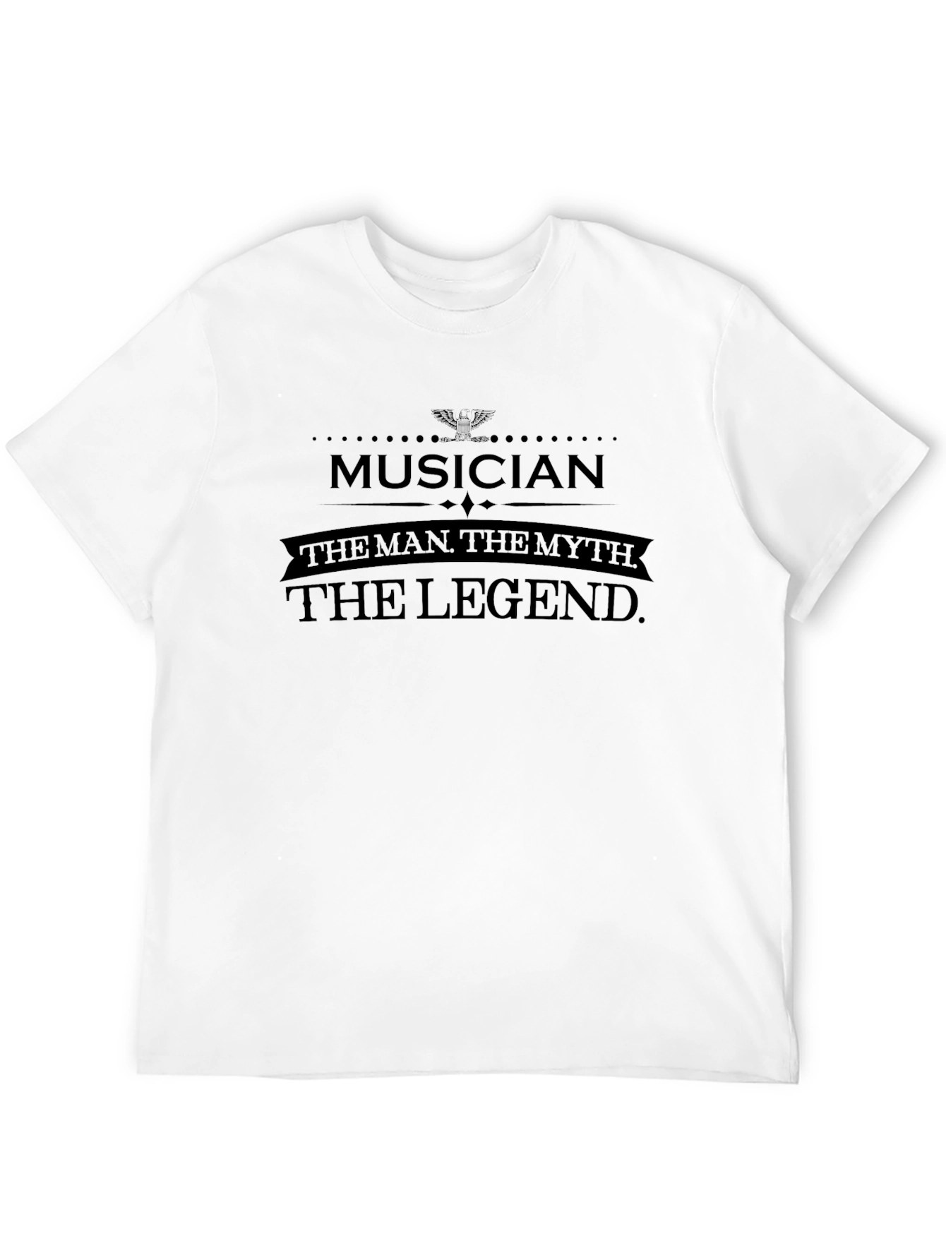 Black Musician Legend Graphic Tee - Black Cotton T-Shirt view 12