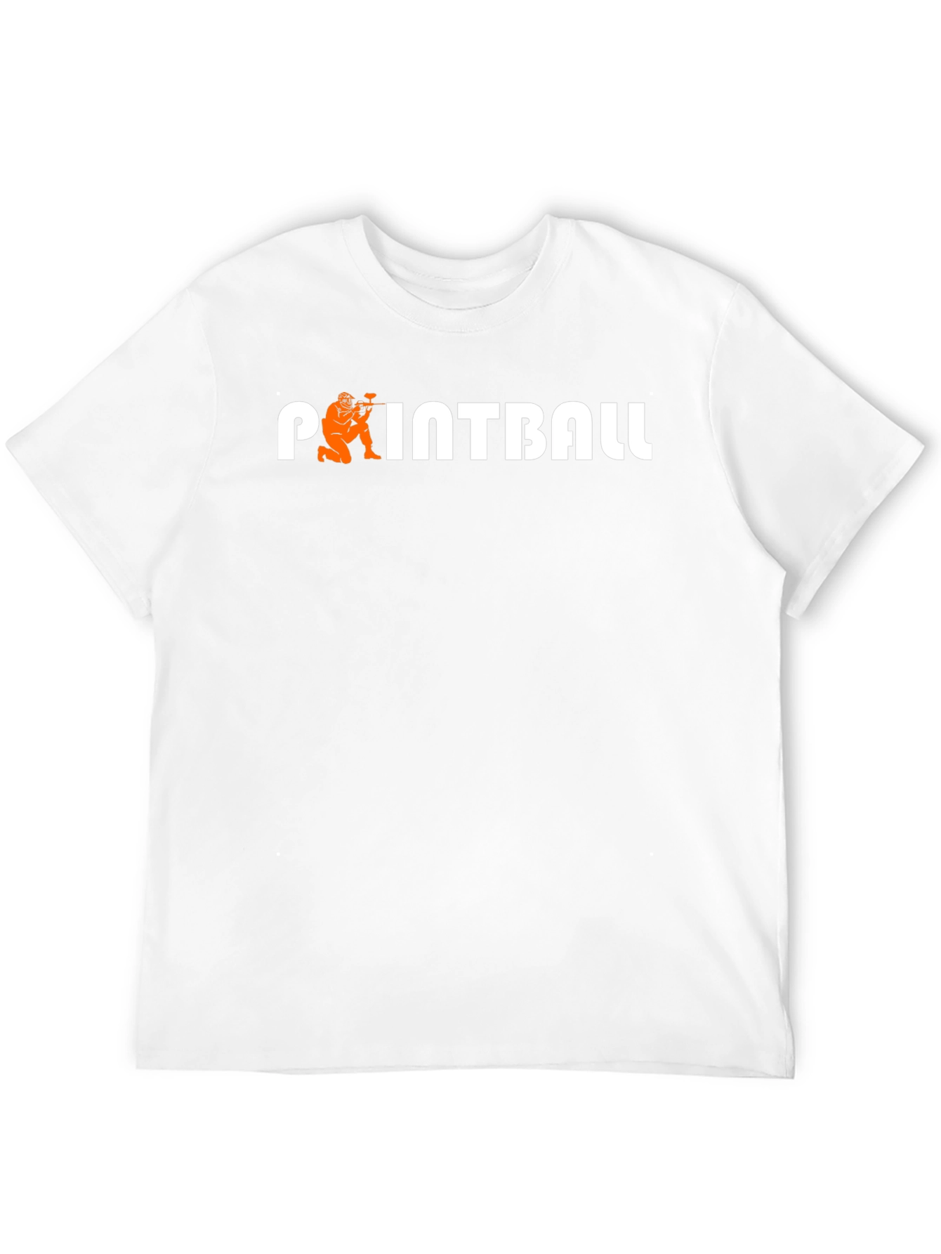 Black Paintball Graphic T-Shirt - Black Cotton Tee view 12