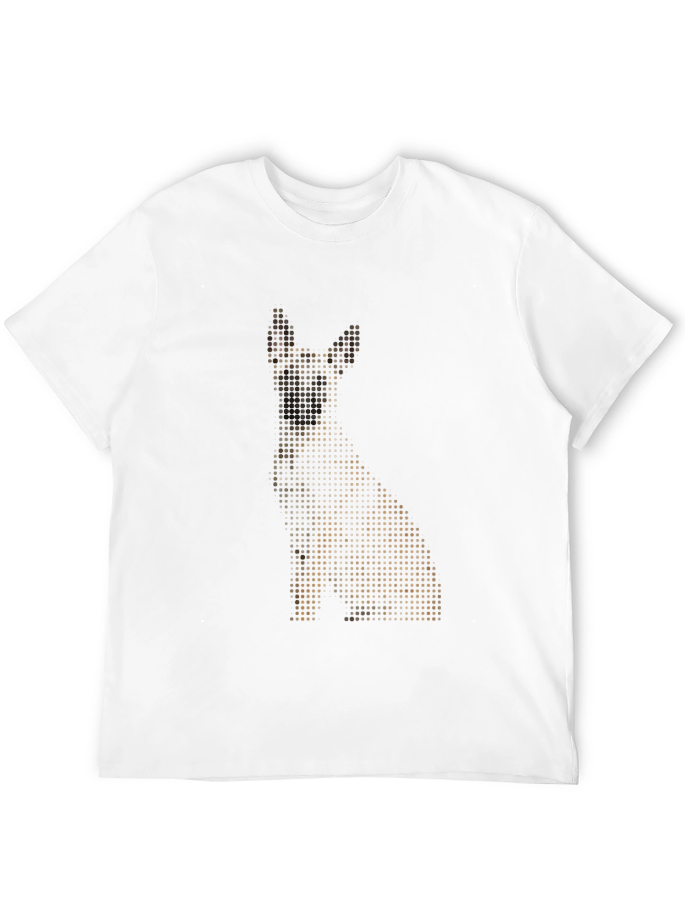 Black Dotted Dog Graphic T-Shirt view 12