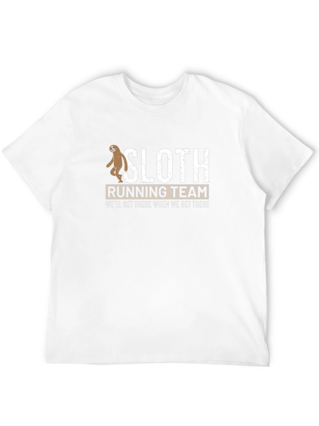 Black Sloth Running Team T-Shirt - We'll Get There view 12