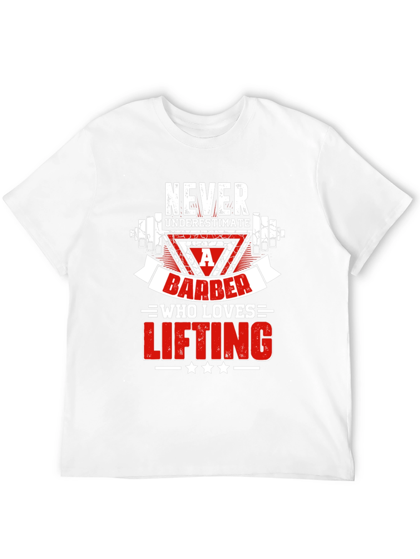 Black Barber Who Loves Lifting T-Shirt view 12