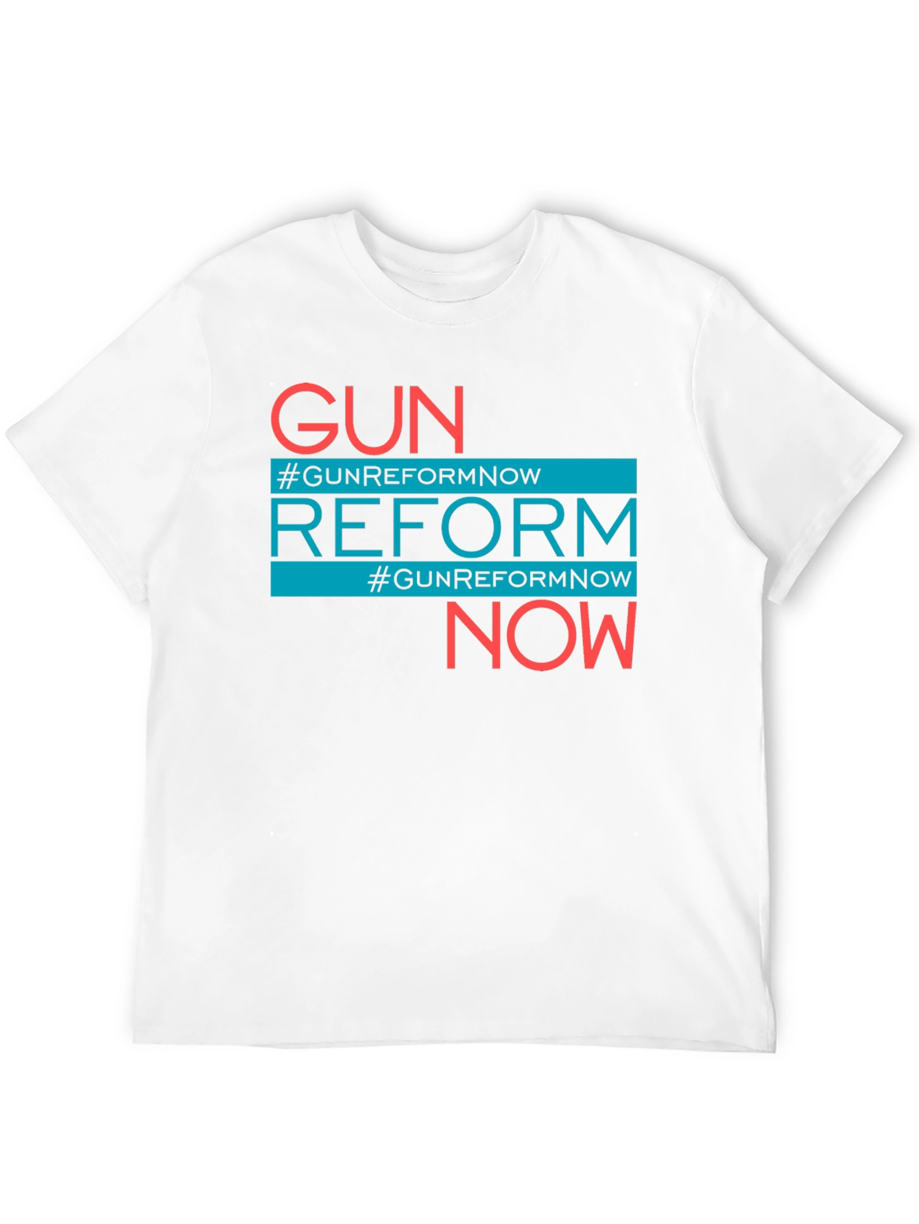 Black Gun Reform Now Graphic T-Shirt view 12
