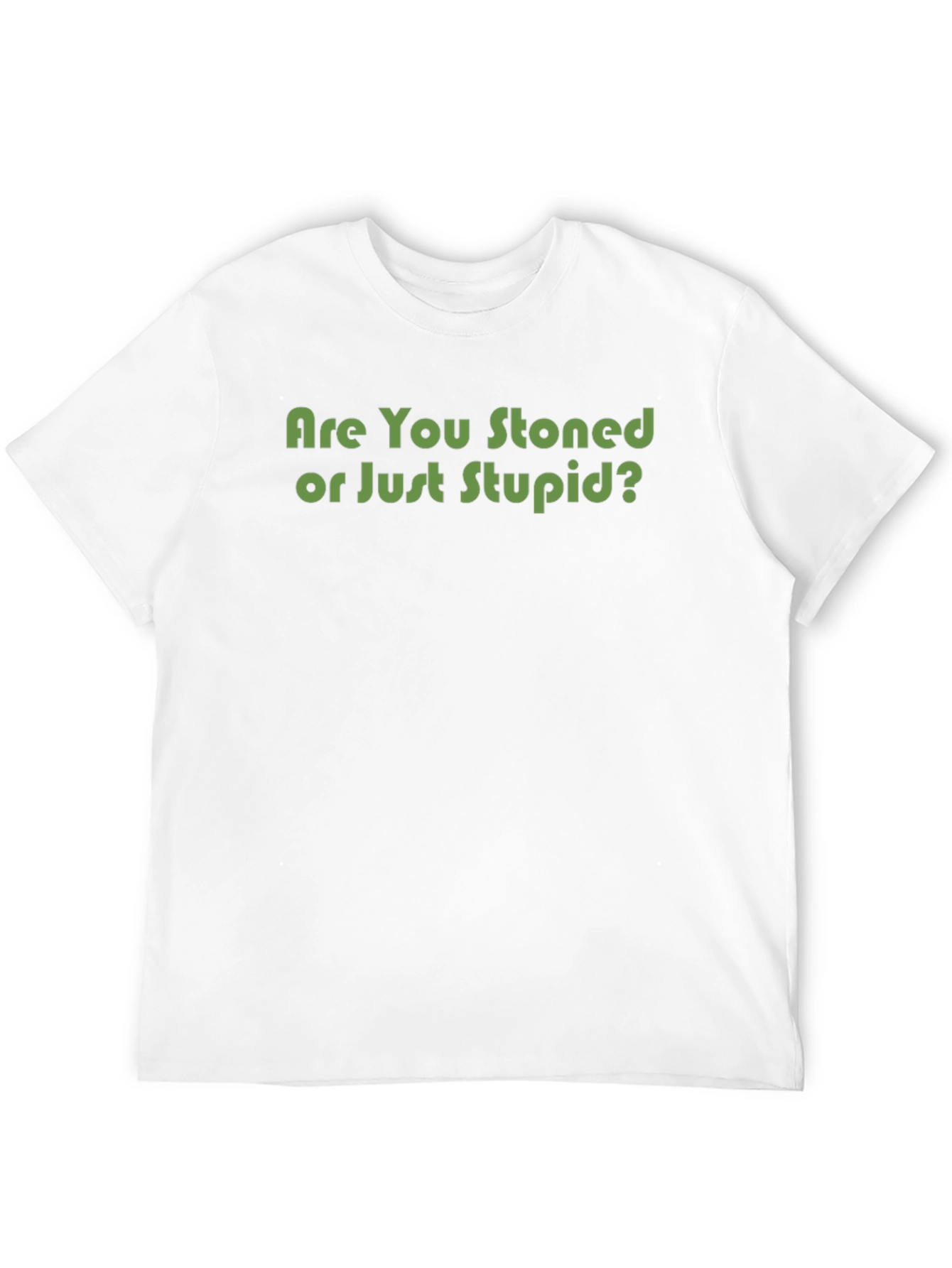 Black Are You Stoned T-Shirt - Funny Graphic Tee view 12