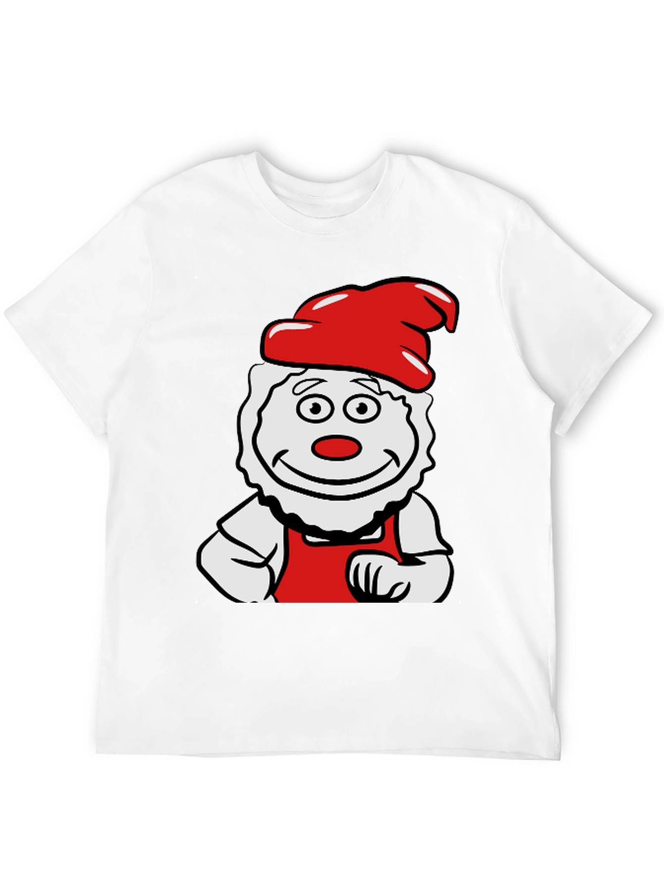 Black Funny Cook Cartoon Graphic T-Shirt view 12