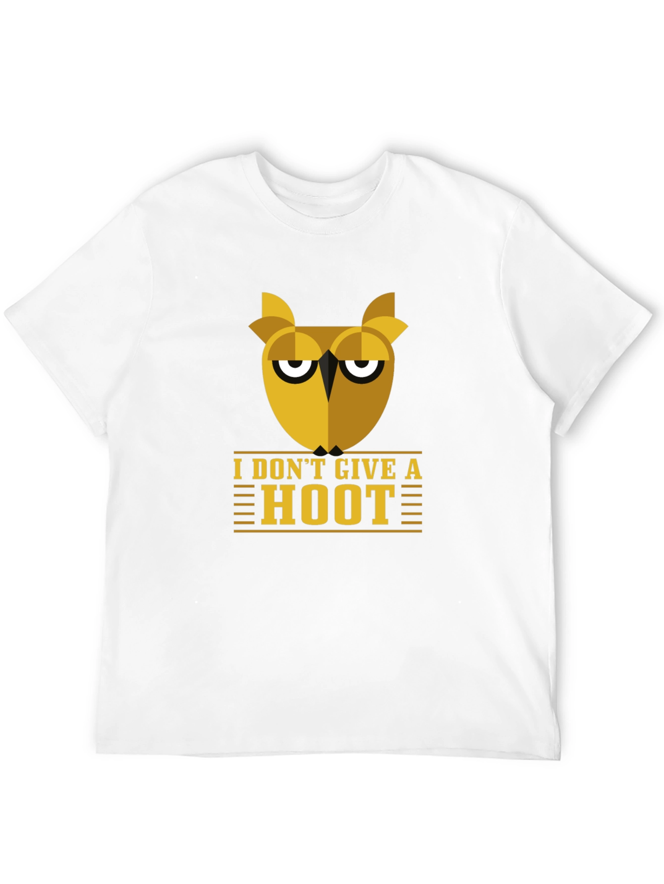 Black I Don't Give A Hoot Owl Graphic Tee view 12