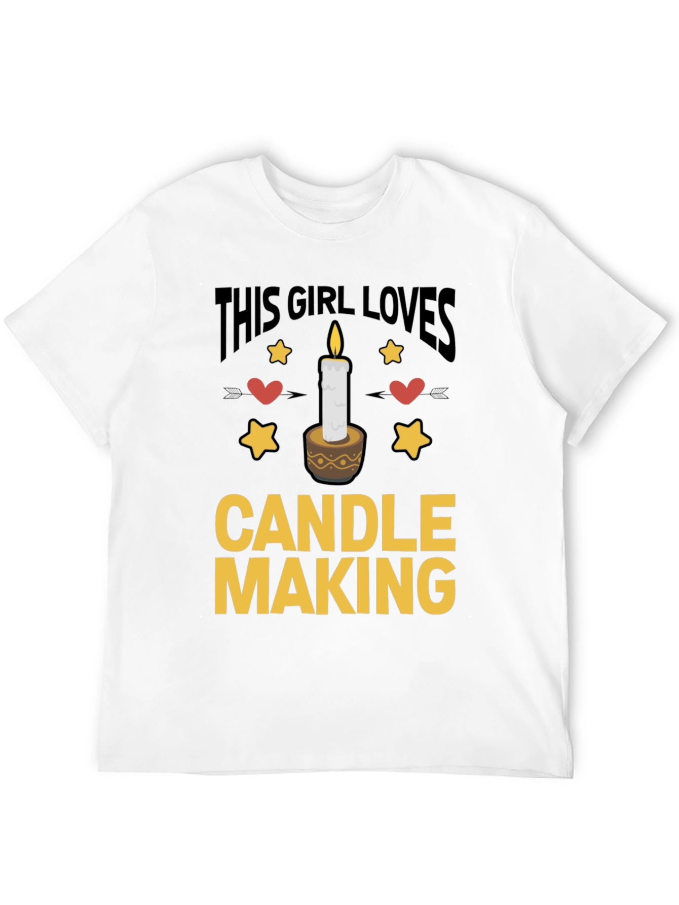 Black This Girl Loves Candle Making T-Shirt view 12