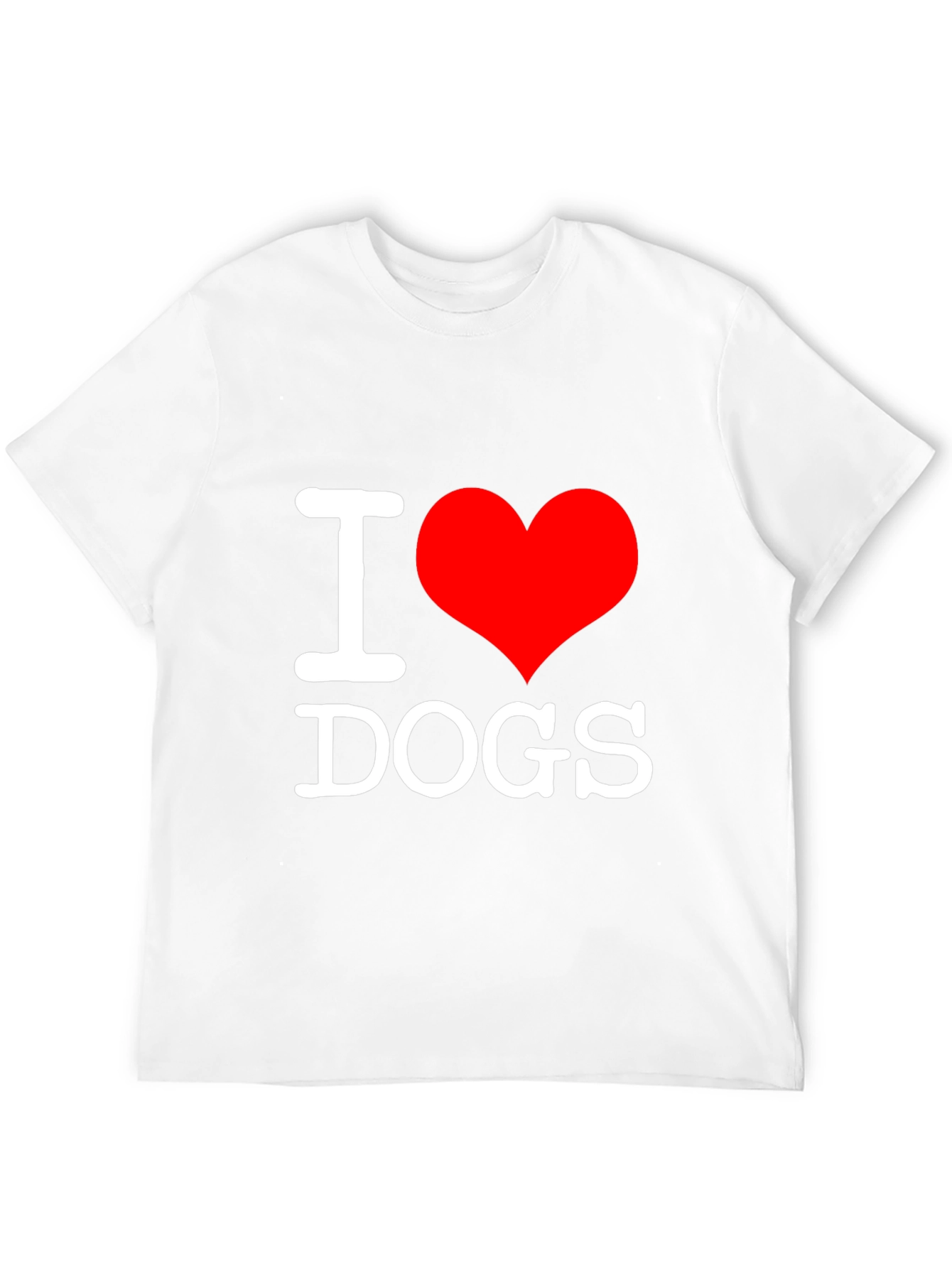 Black I Heart Dogs Black T-Shirt view 12