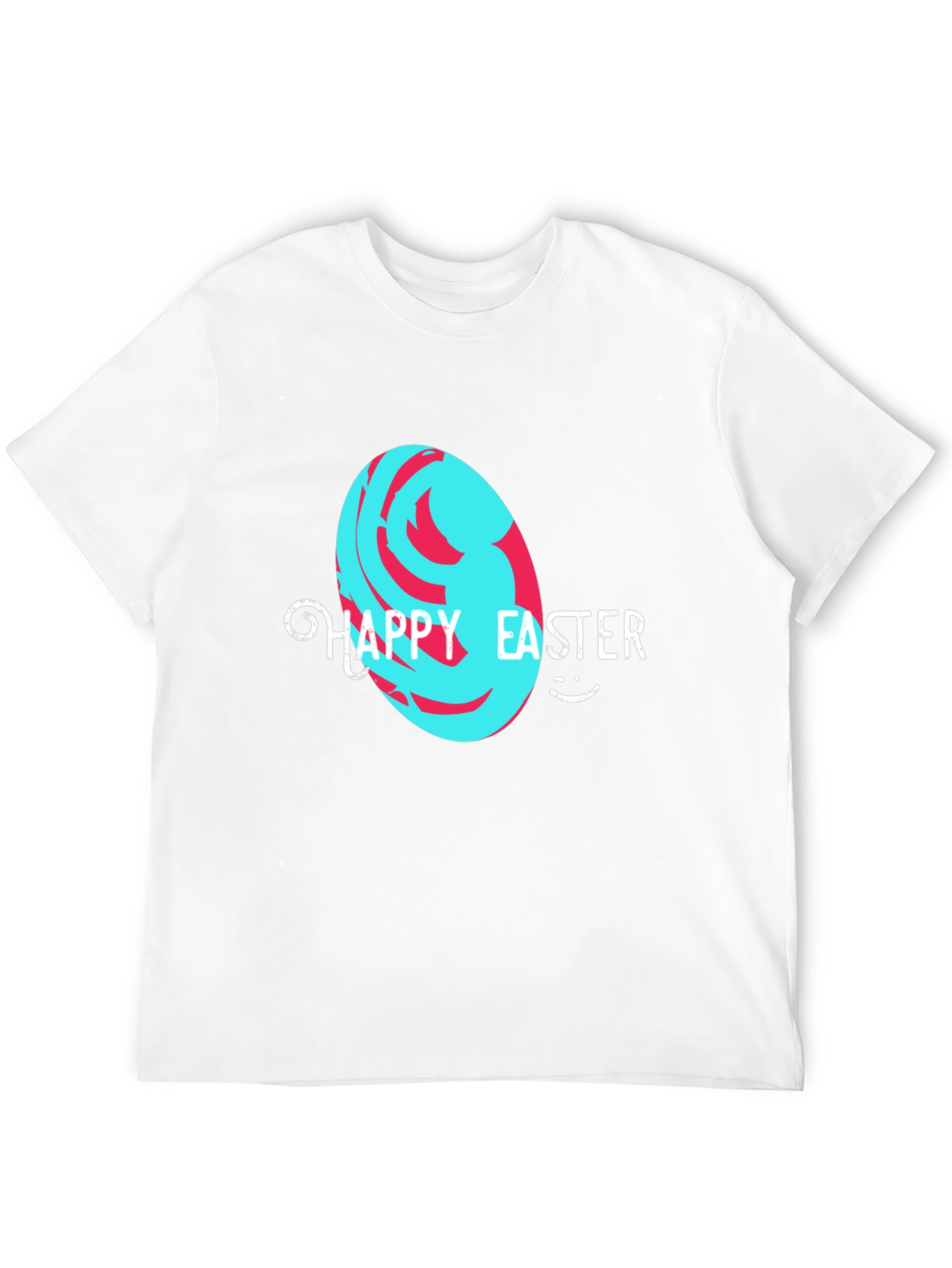 Camiseta Negra "Felices Pascuas" Diseño Huevo