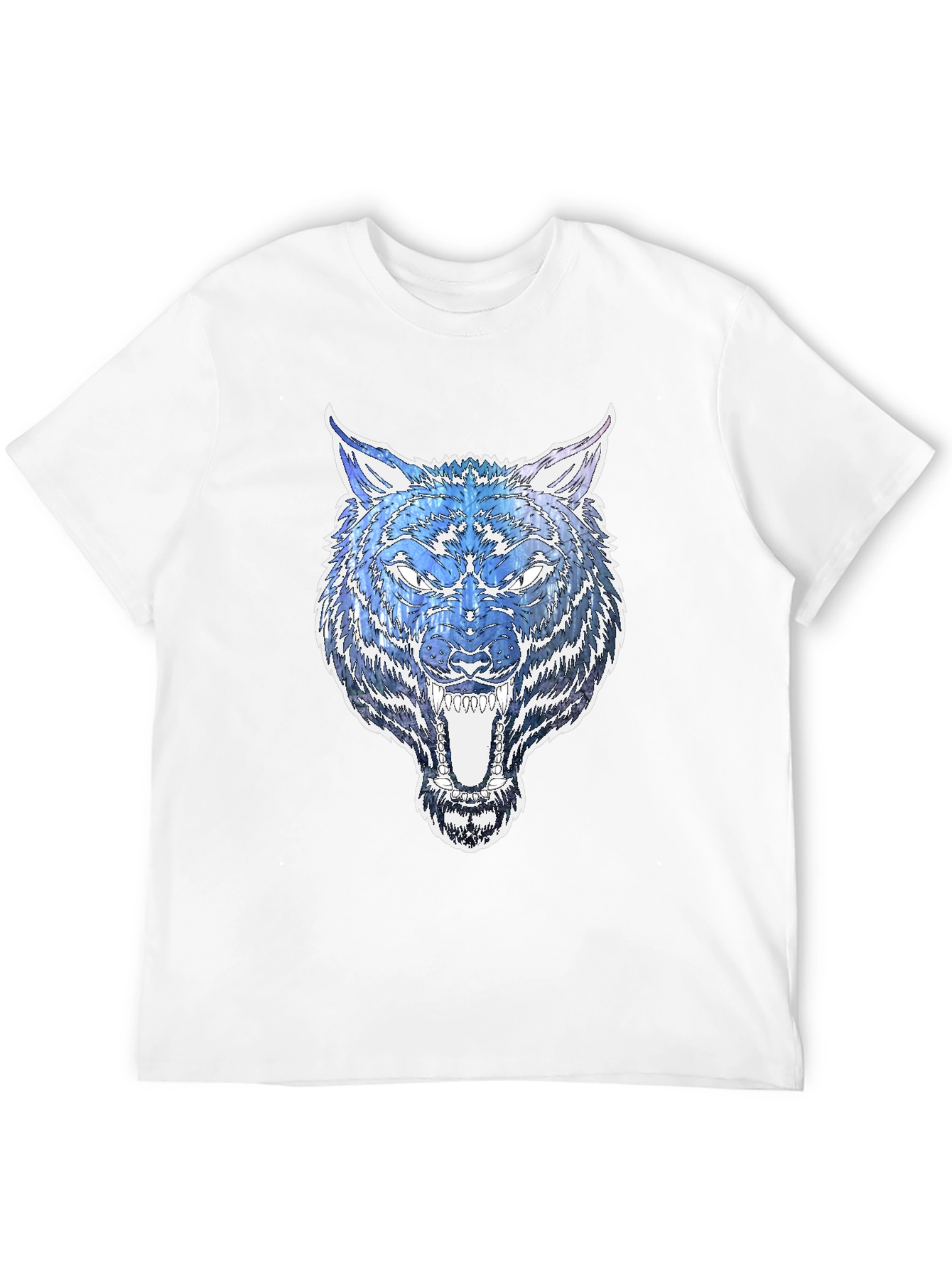 Black Black Wolf Graphic Tee - Bold & Stylish view 12