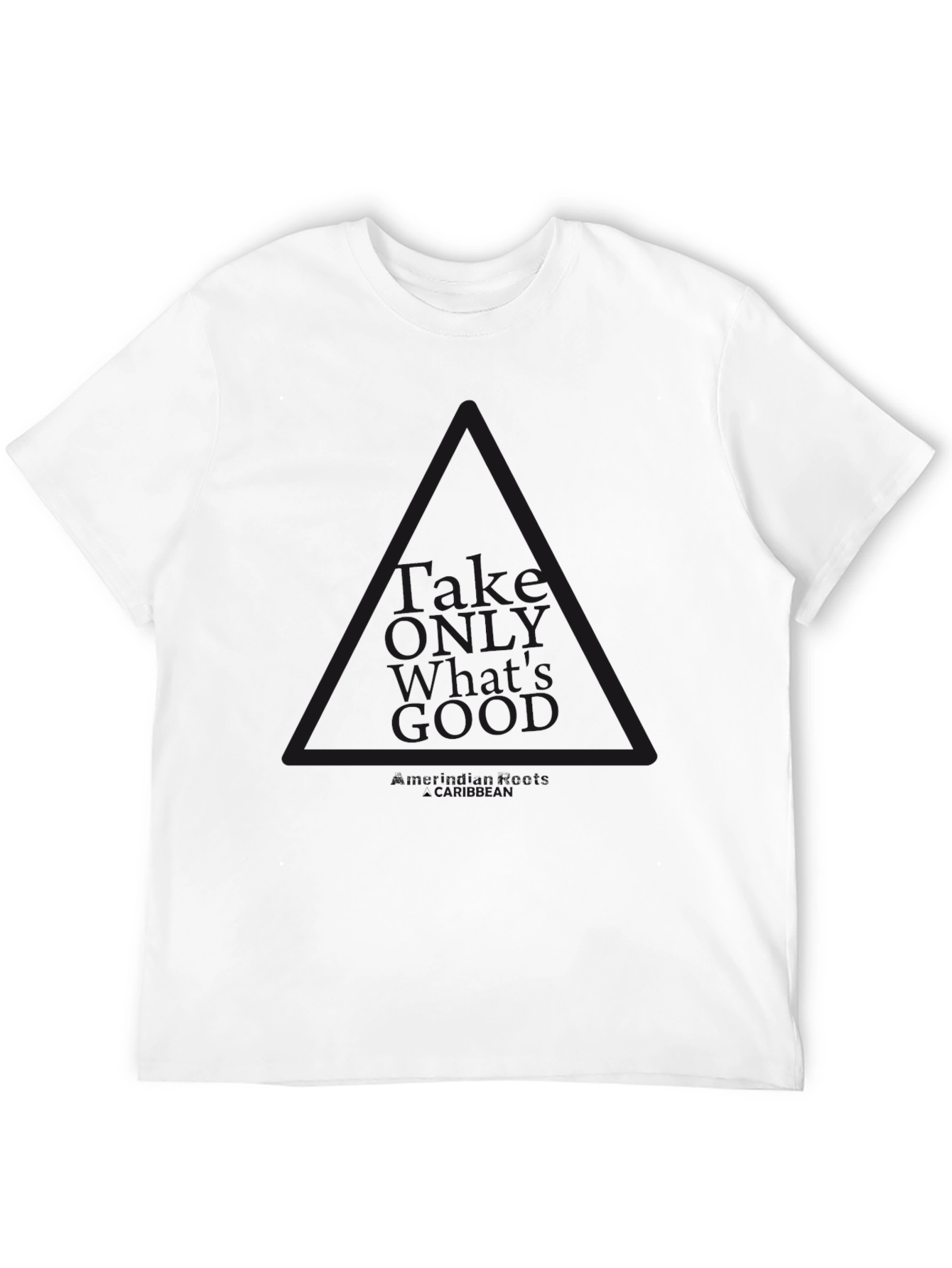 Black Men's Black Graphic Print Crew Neck T-Shirt view 12