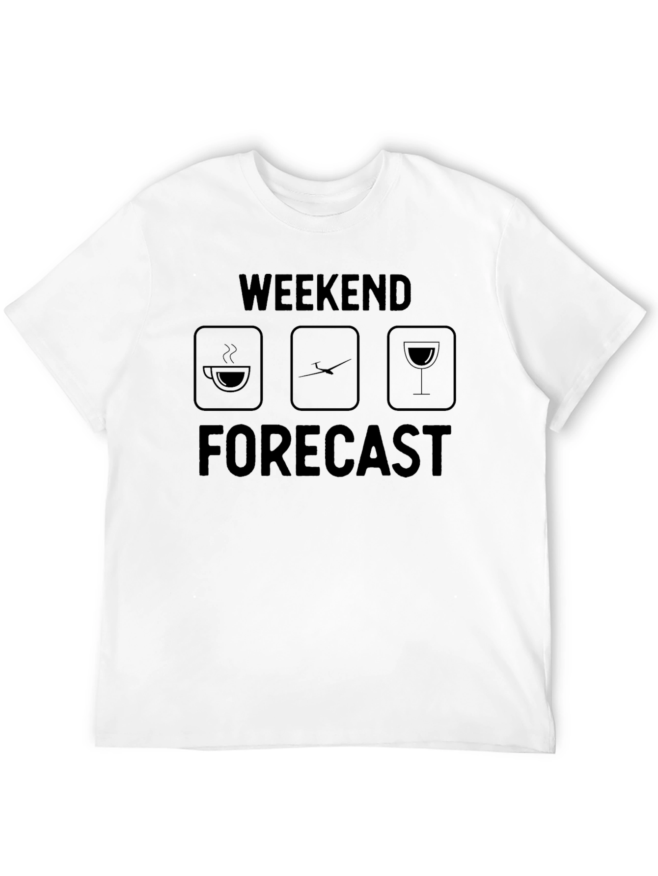 Black Weekend Forecast T-Shirt: Coffee, Golf, Wine view 12