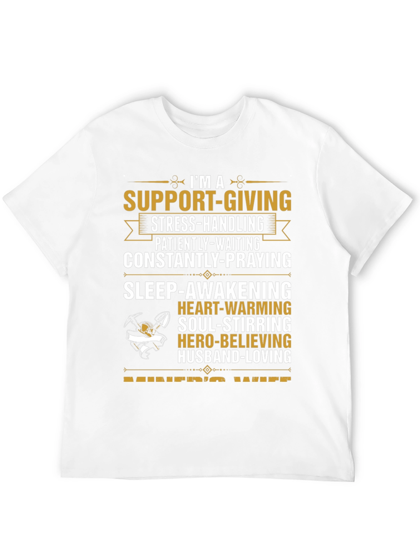 Black Miner's Wife Graphic Tee - Support-Giving, Hero-Believing view 12