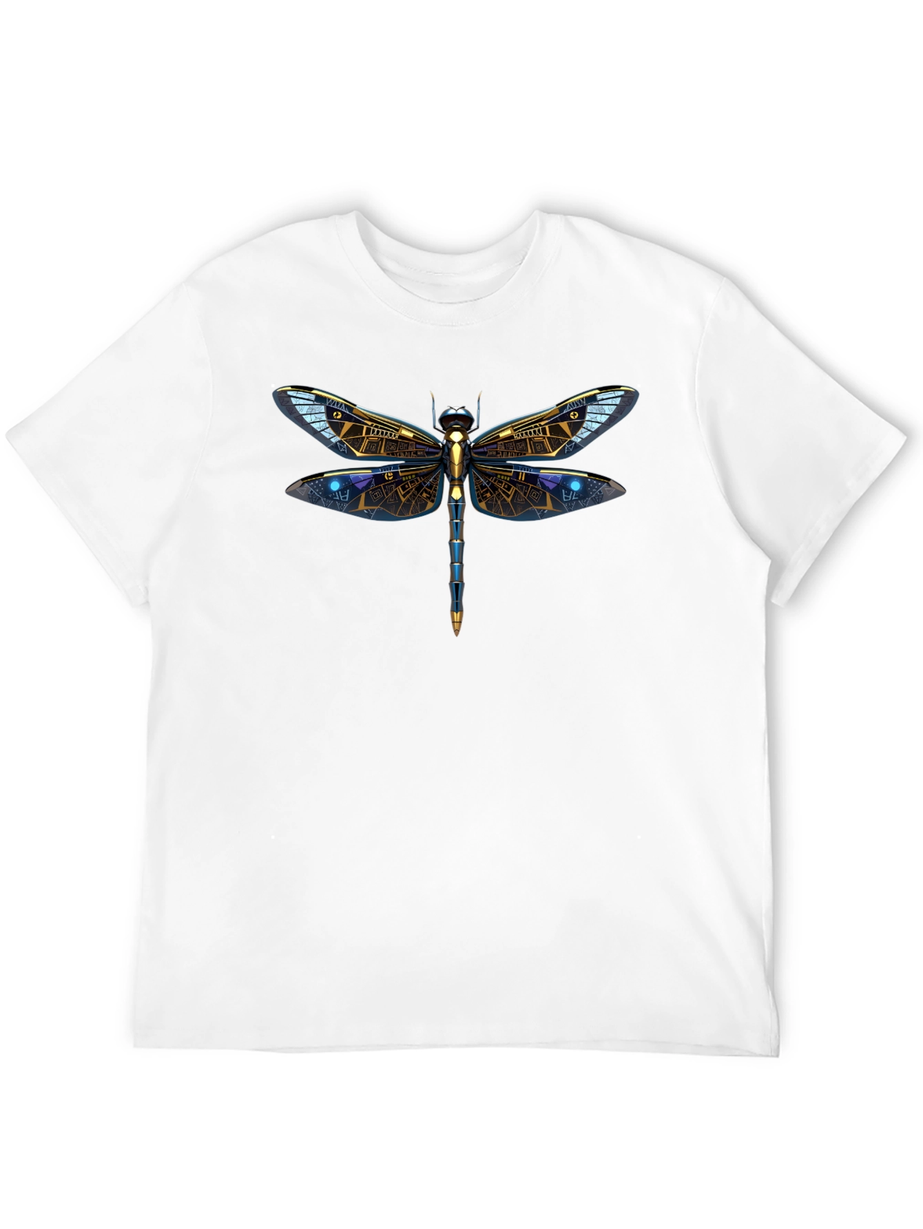 Black Dragonfly Graphic Tee - Men's Black T-Shirt view 12