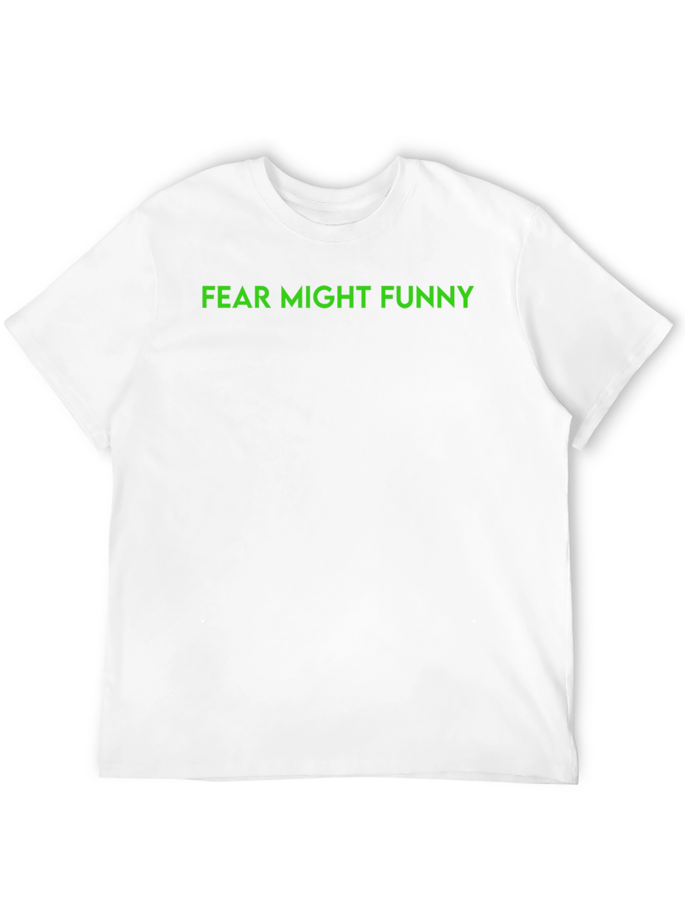 Black Fear Might Funny Graphic Tee - Black view 12