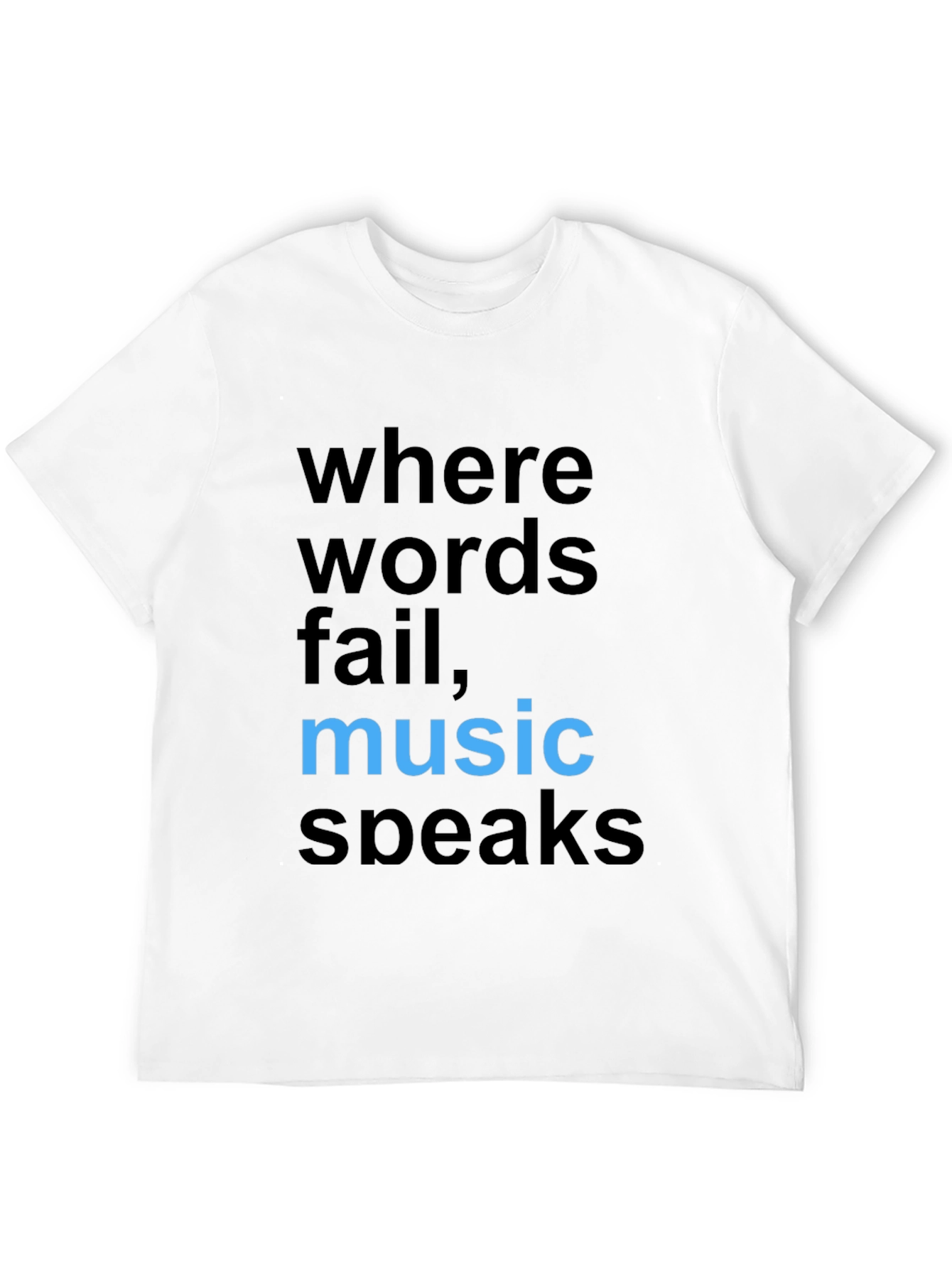 Black Music Speaks Graphic Tee - Stylish Cotton Comfort view 12