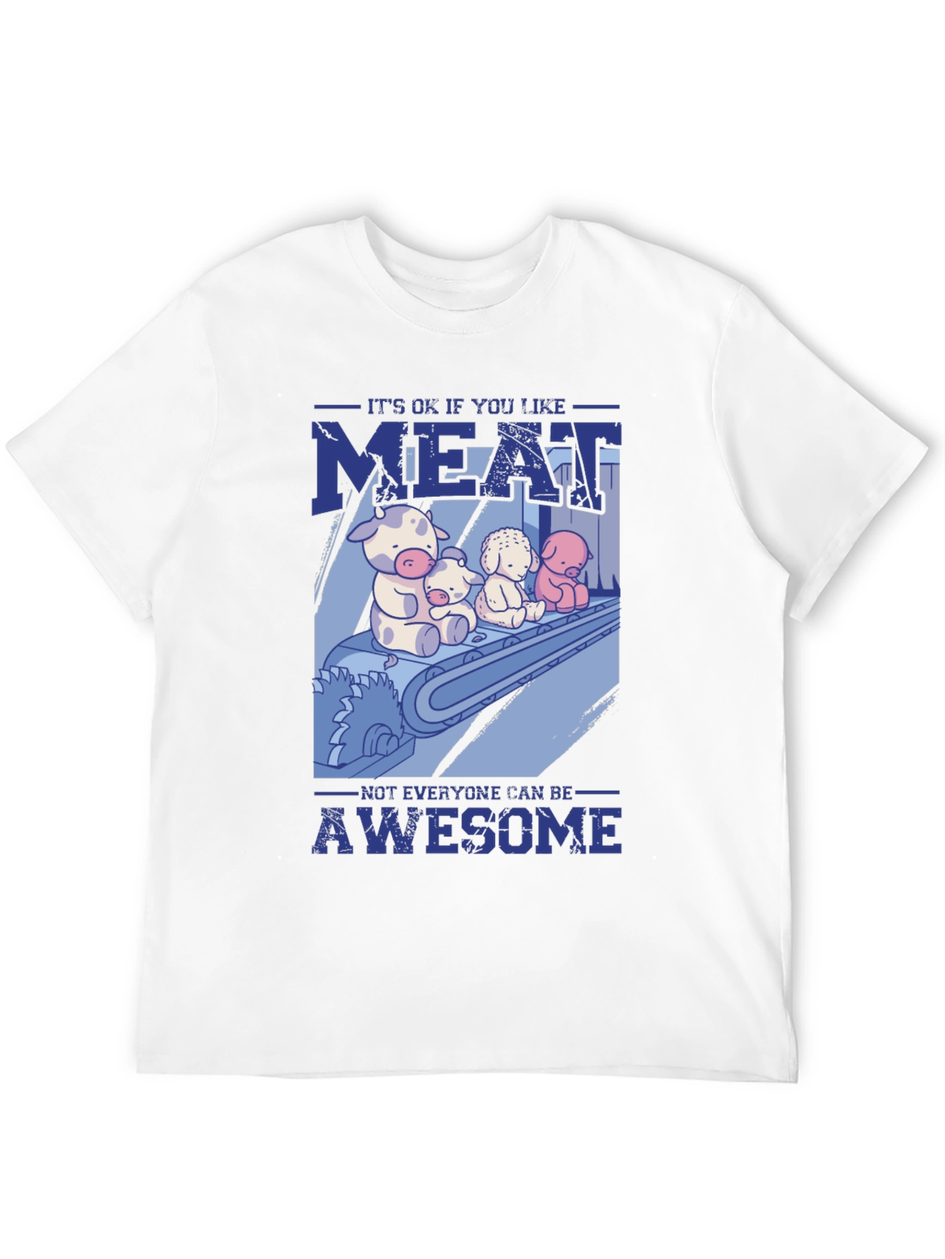 Black Humorous Meat Lover T-Shirt view 12