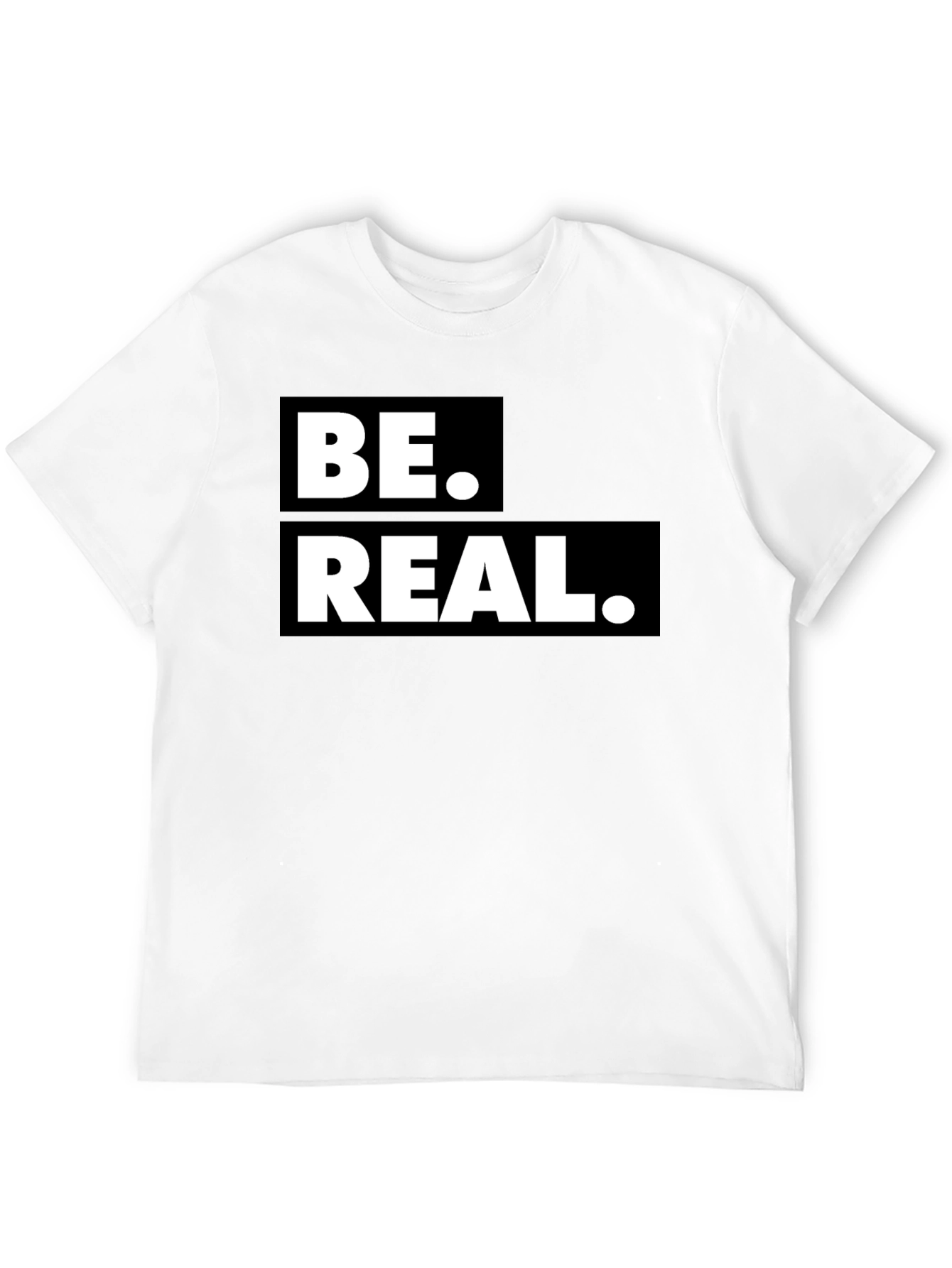 Black Be Real Graphic T-Shirt - Trendy Casual Tee view 12