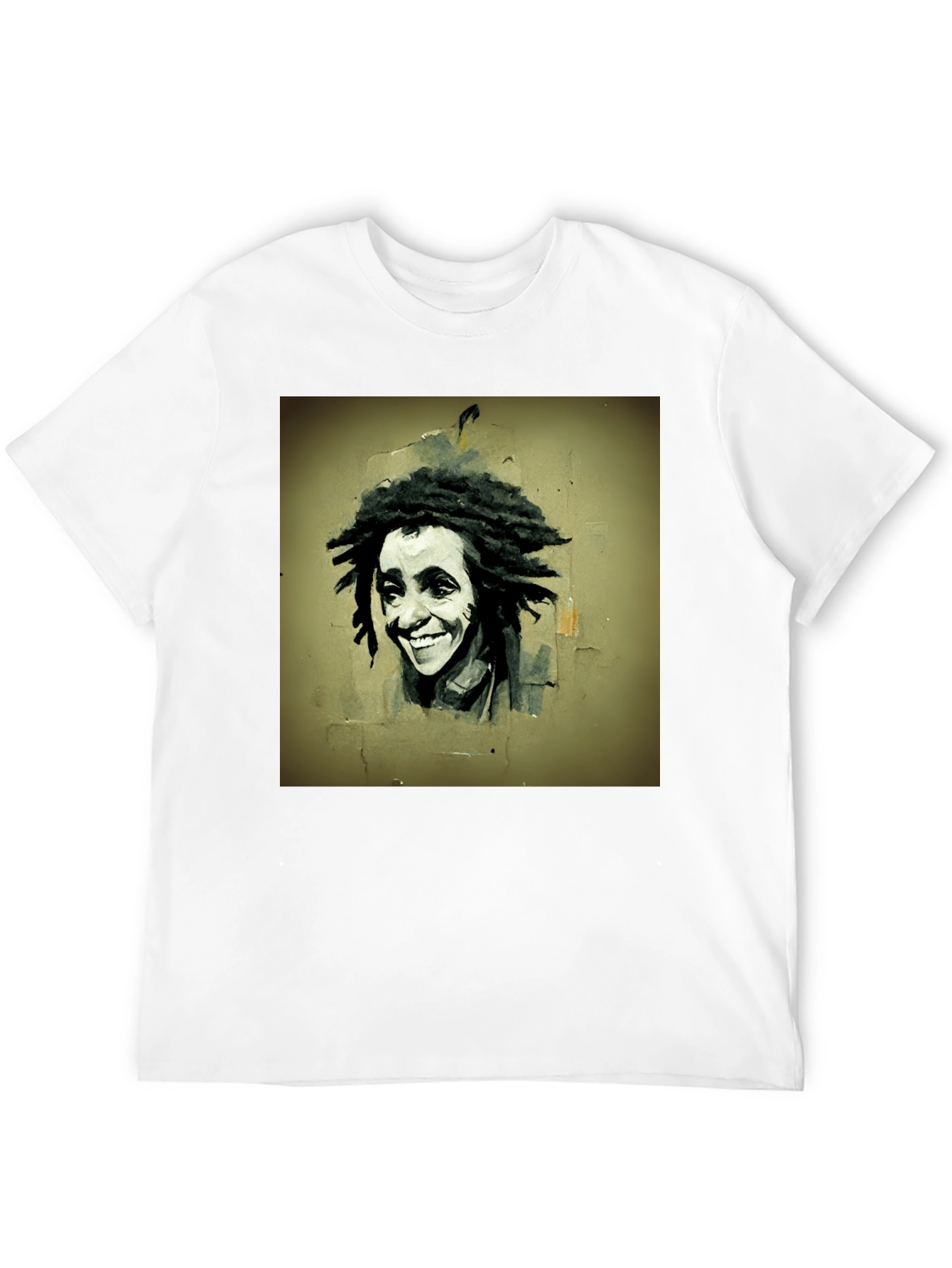 Black Rasta Portrait Graphic Tee - Unique Style view 12