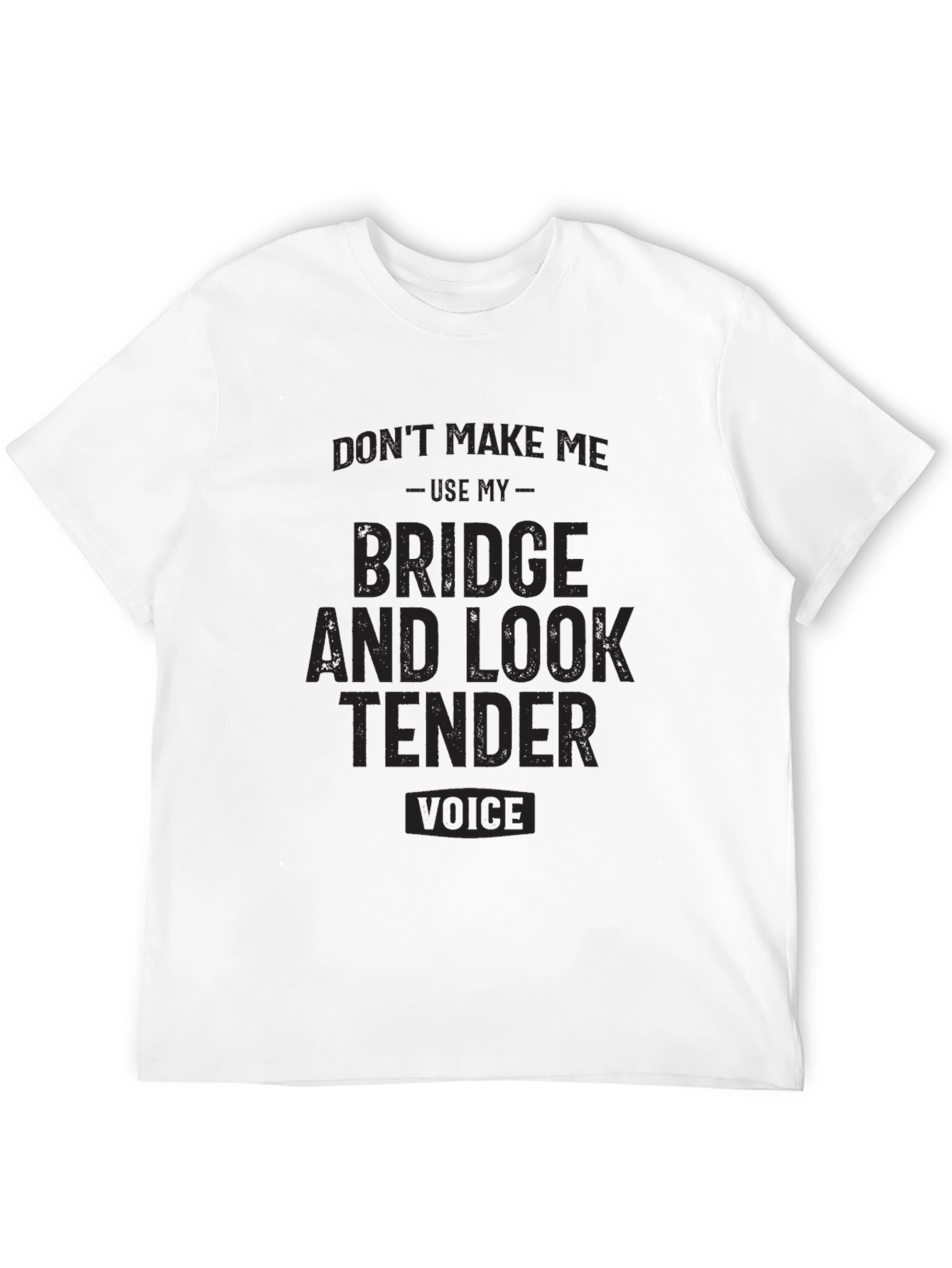 Black Bridge and Look Tender Voice Black T-Shirt view 12