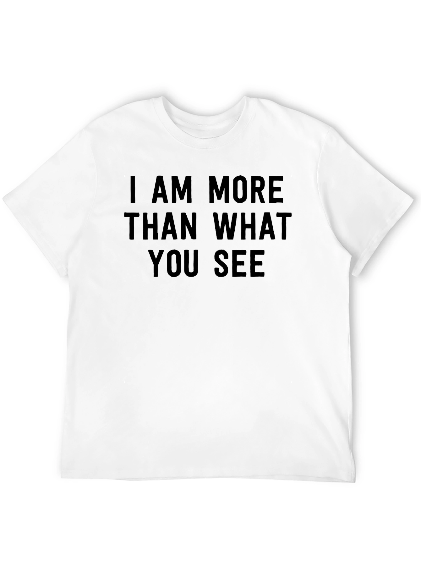 Black I Am More Than What You See Graphic Tee - Black view 12