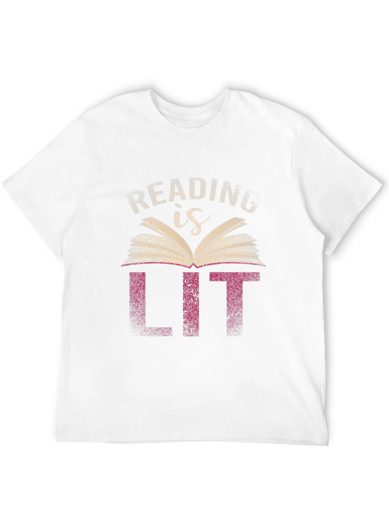 Black Reading is Lit Graphic Tee - Book Lover T-Shirt view 12