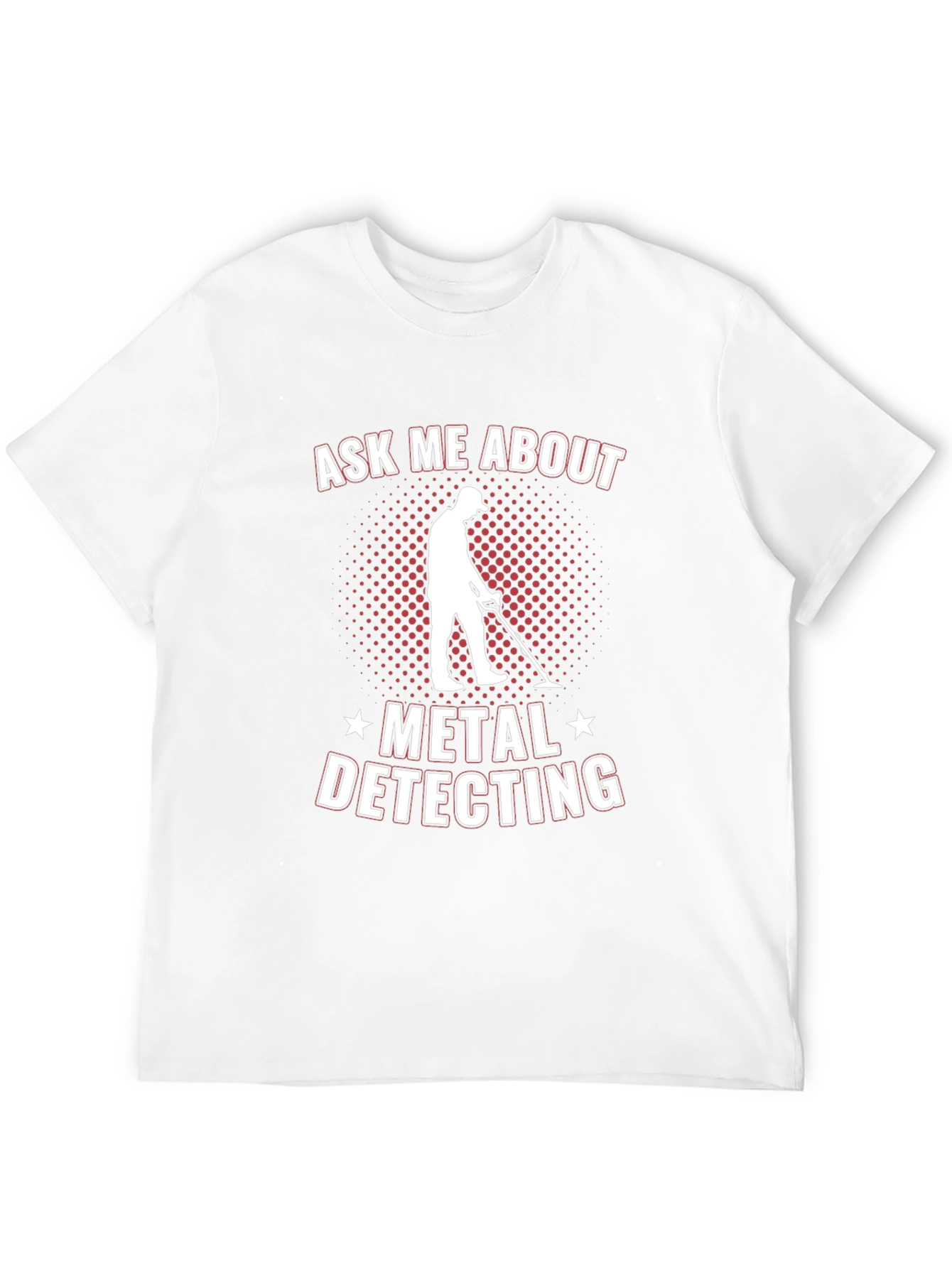 Black Ask Me About Metal Detecting T-Shirt view 12