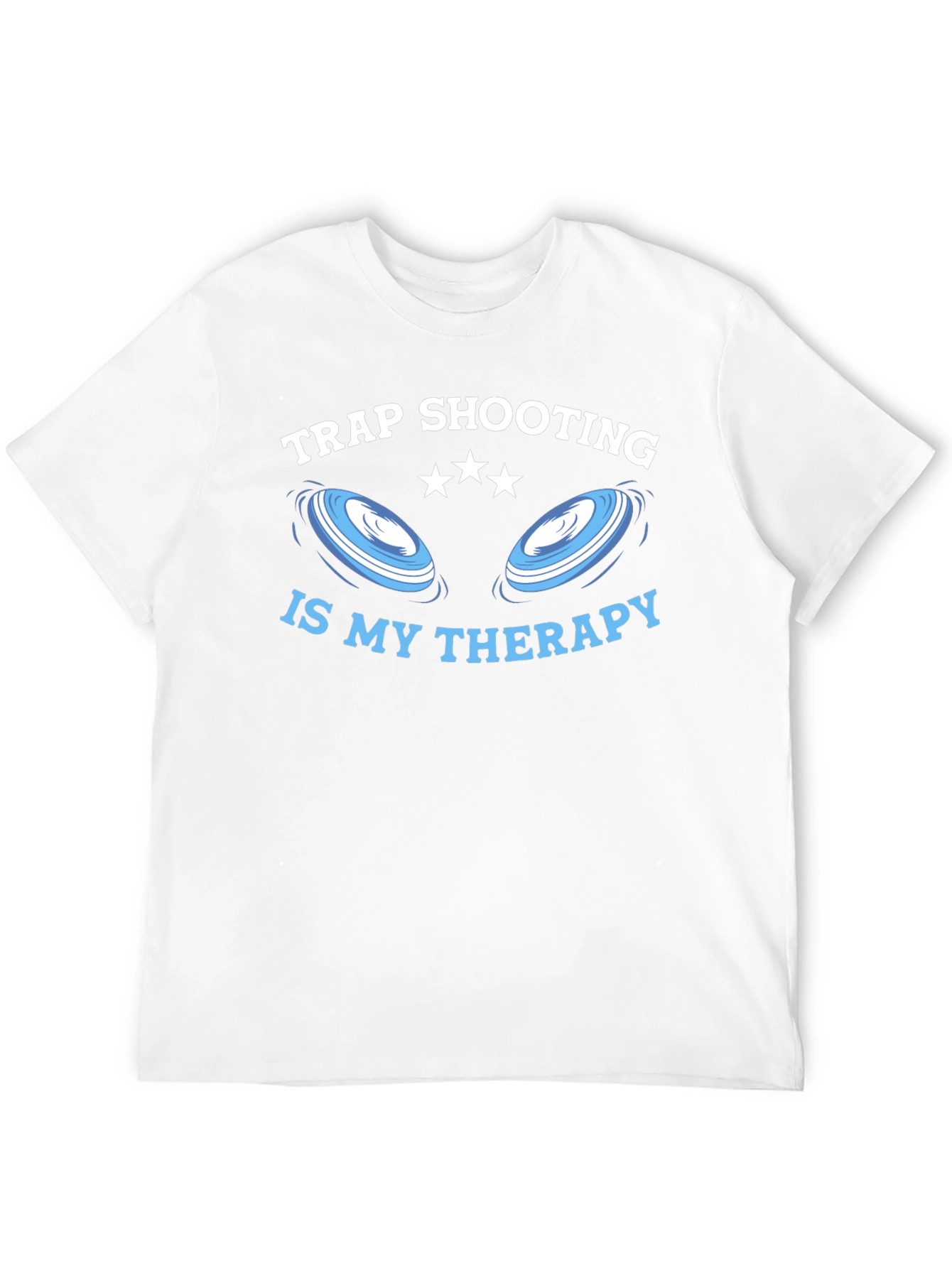 Black Trap Shooting Therapy T-Shirt view 12