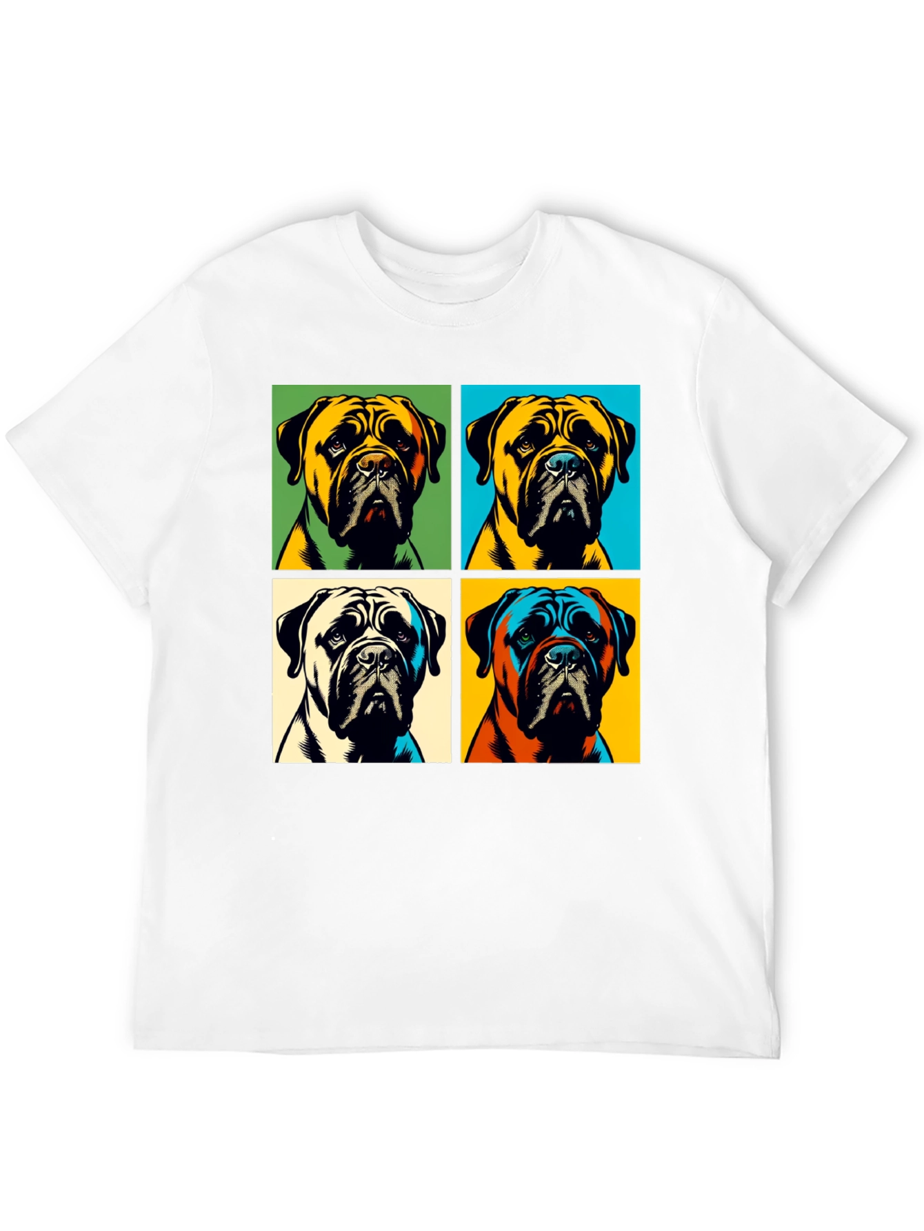 Black Pop Art Dog T-Shirt - Stylish Graphic Tee view 12