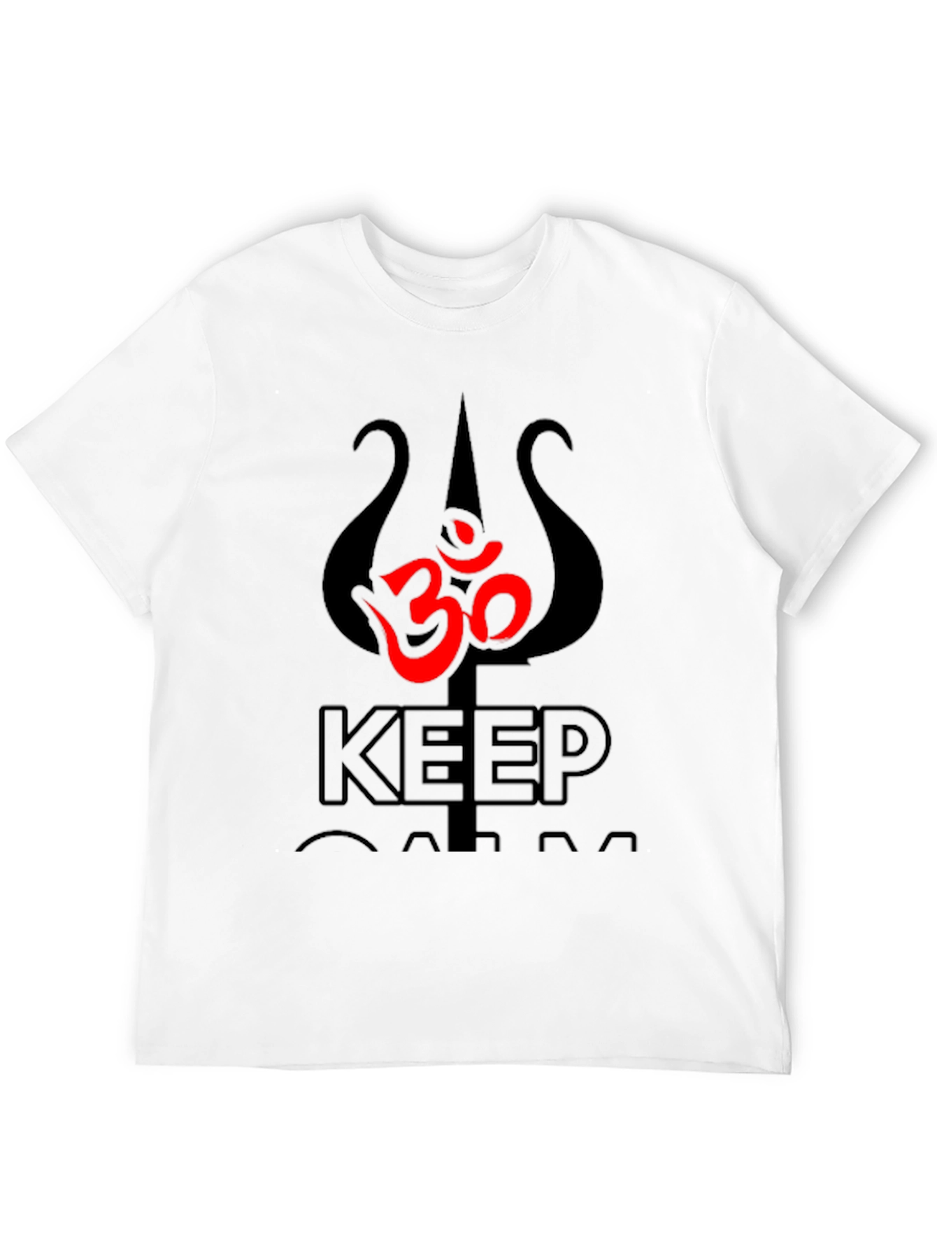 Black Om Symbol Black T-Shirt view 12