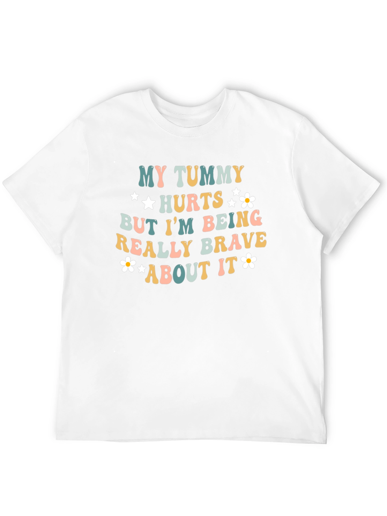Black My Tummy Hurts Funny Graphic Tee view 12