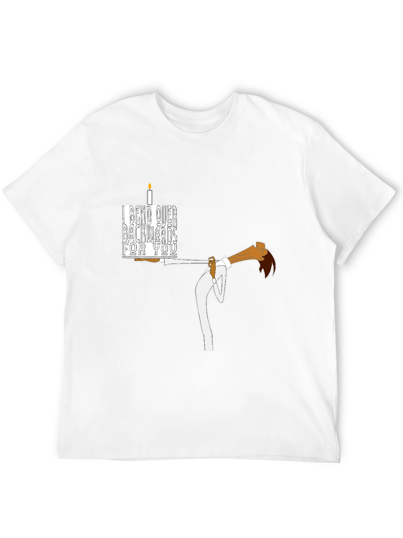 Black I Bend Over Backwards For You T-Shirt view 12