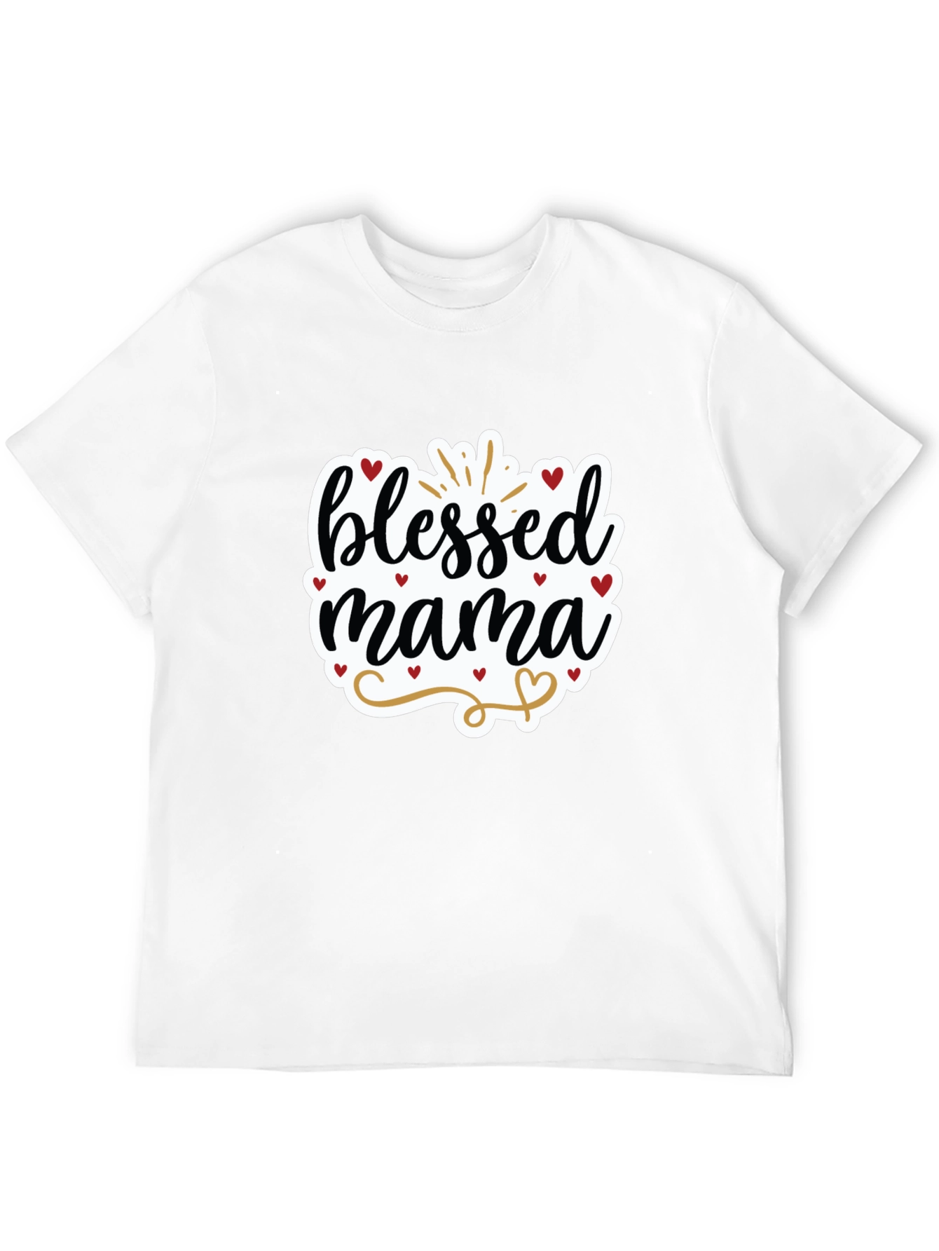 Black Blessed Mama Graphic Tee view 12