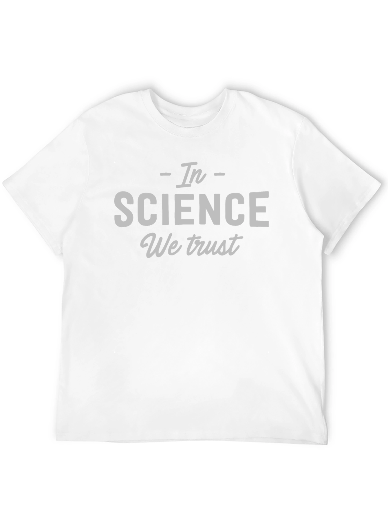Black Science We Trust Graphic Tee - Modern Casual T-Shirt view 12